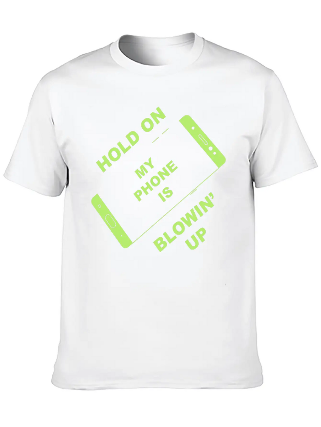 Blowin' Up (Note 7) Casual Graphic T-Shirt – Simple And Comfortable Daily Wear