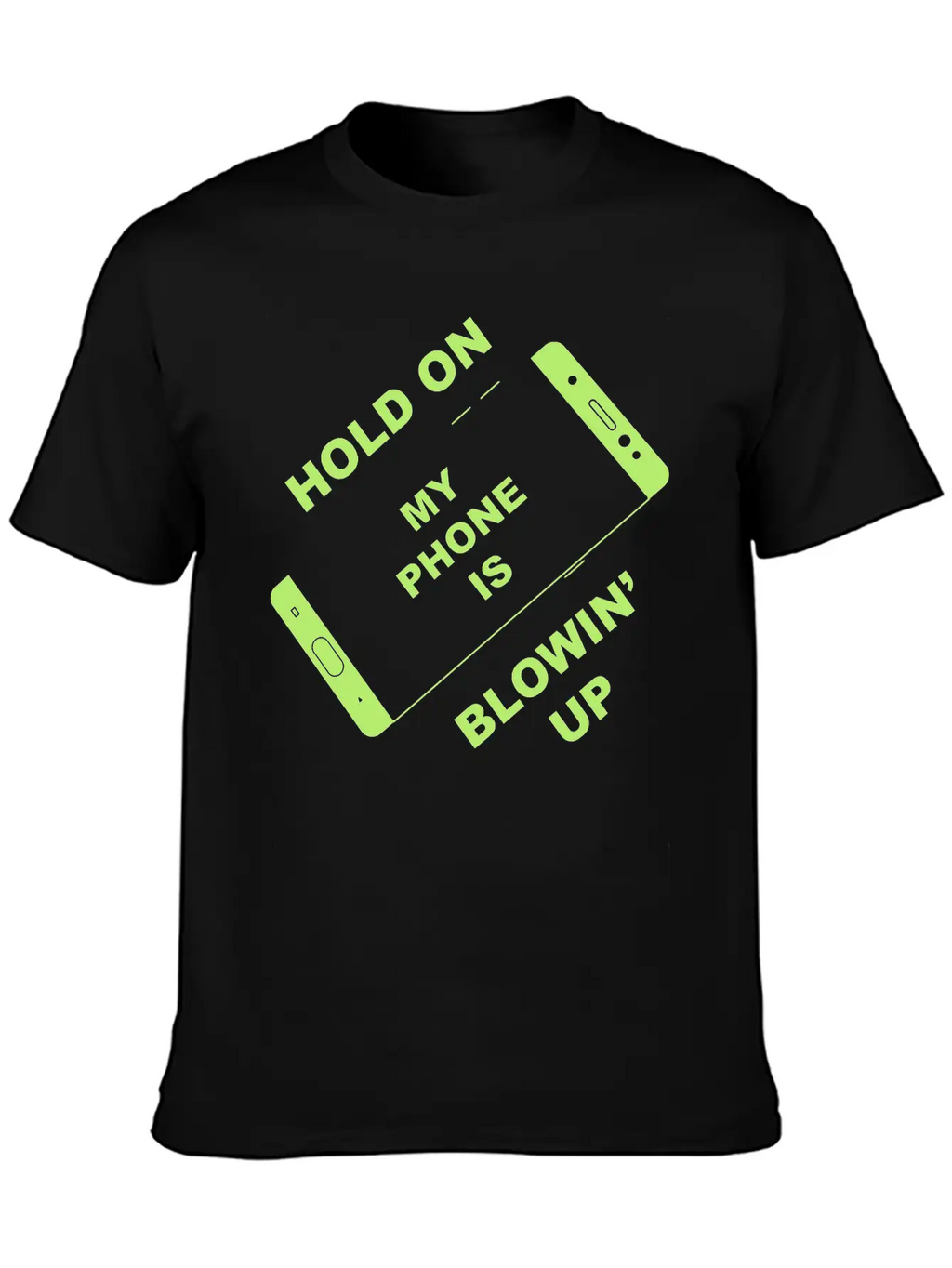 Blowin' Up (Note 7) Casual Graphic T-Shirt – Simple And Comfortable Daily Wear