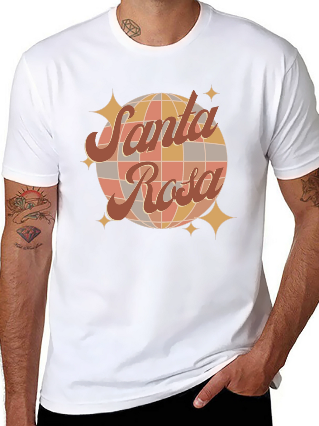Retro Santa Rosa Graphic T-Shirt