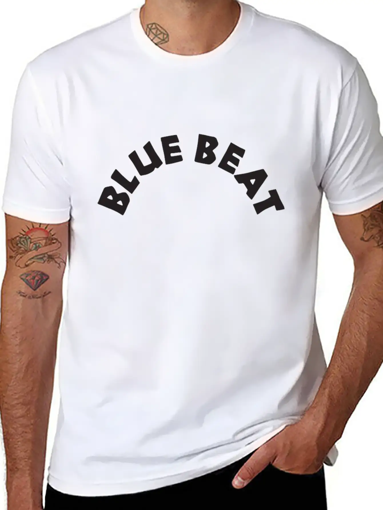 Blue Beat Records Ska Jamaican T Shirts Unisex Casual T-Shirt – Clean Design For Daily Comfort