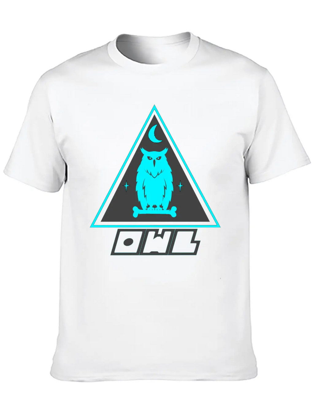 Blue Owl Casual Graphic T-Shirt – Simple And Comfortable Daily Wear