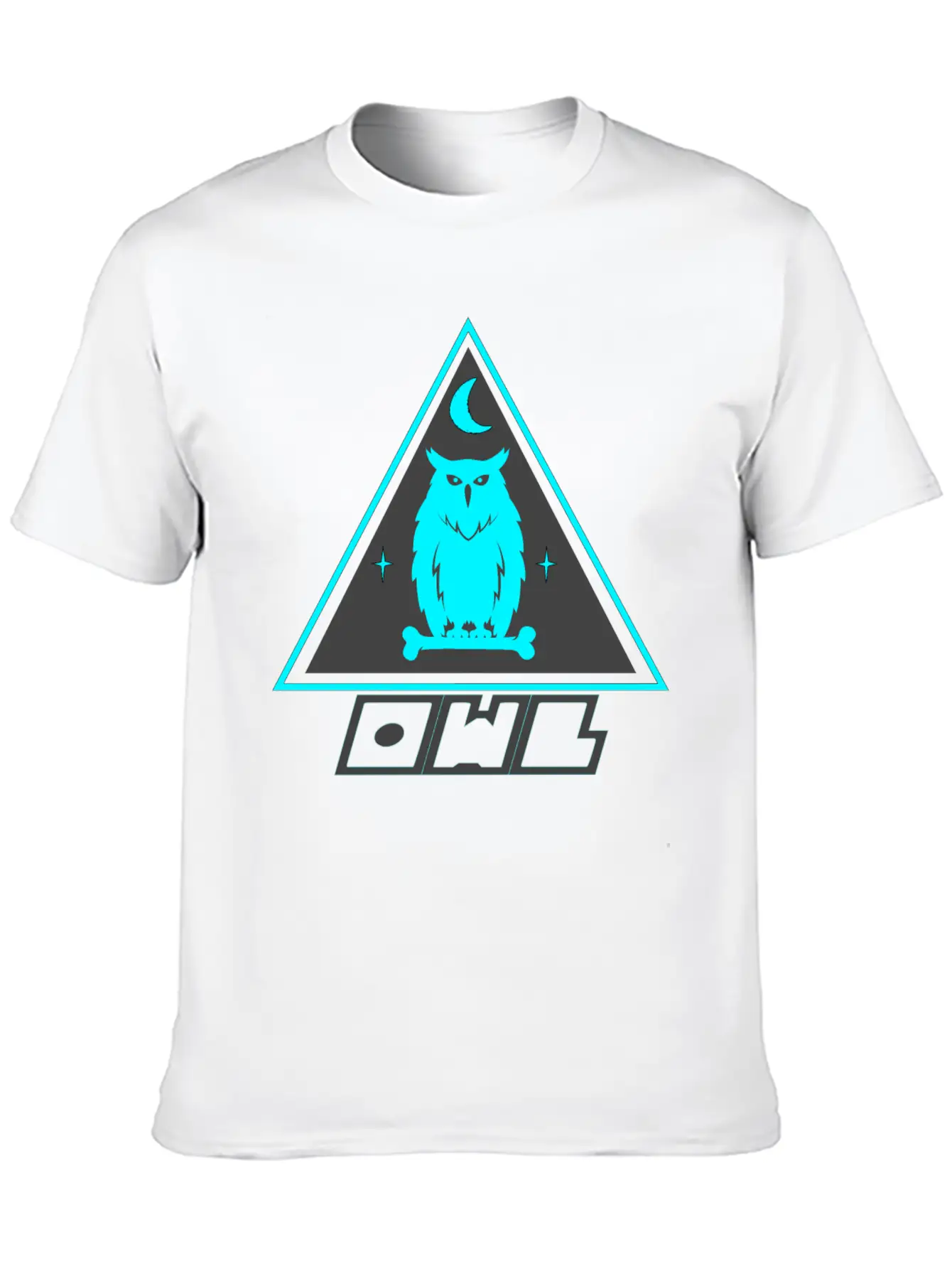 Blue Owl Casual Graphic T-Shirt – Simple And Comfortable Daily Wear