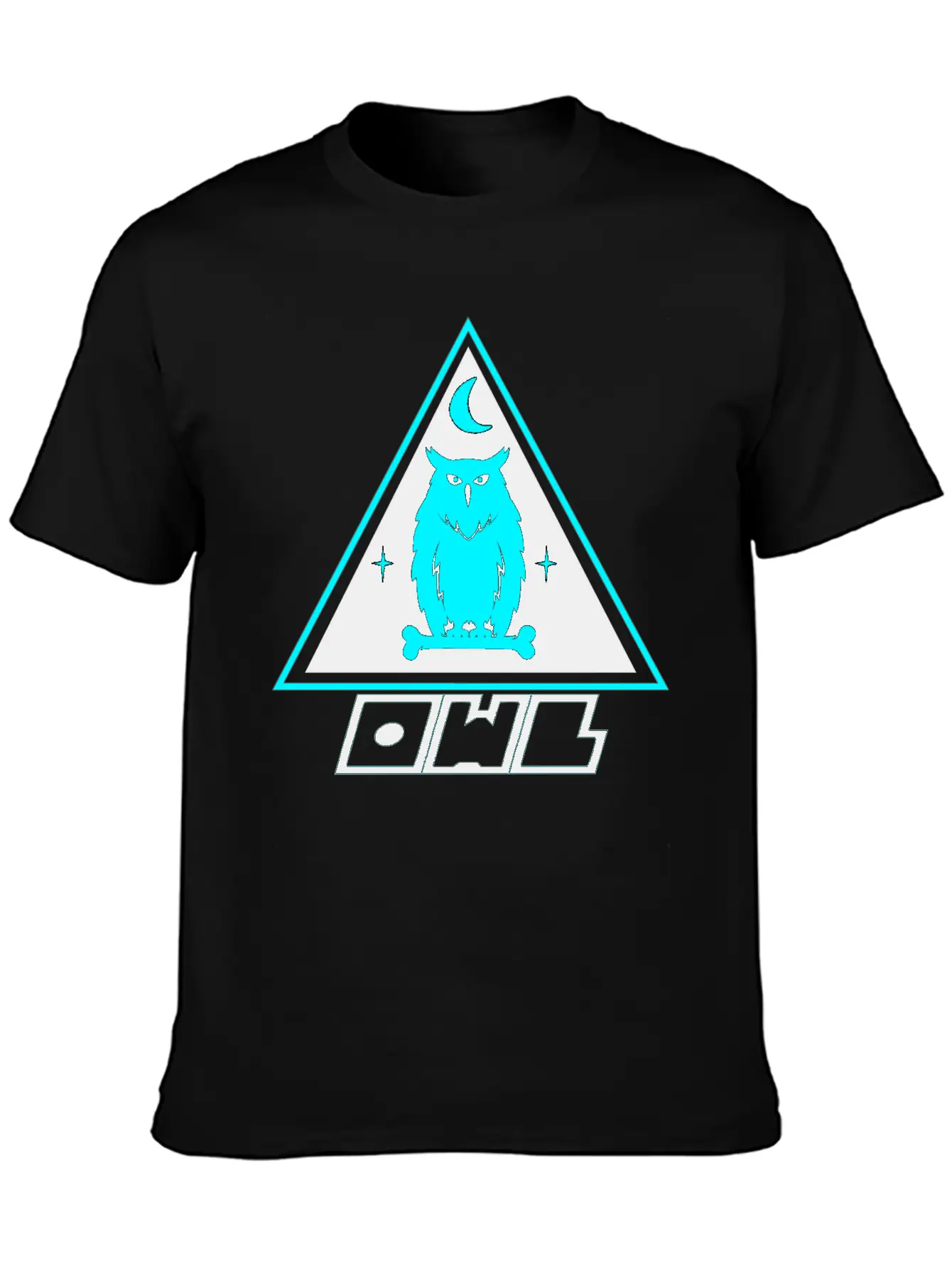Blue Owl Casual Graphic T-Shirt – Simple And Comfortable Daily Wear