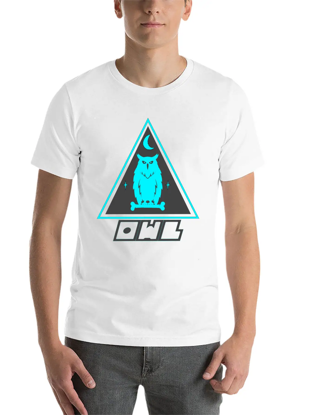 Blue Owl Casual Graphic T-Shirt – Simple And Comfortable Daily Wear