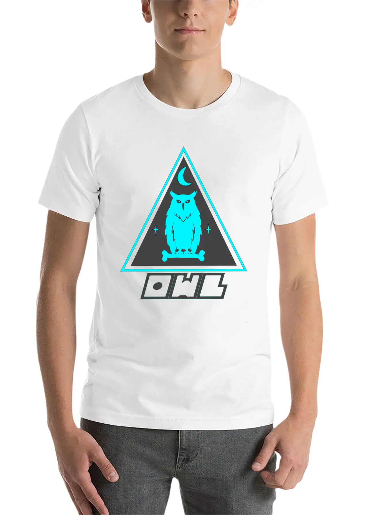 Blue Owl Casual Graphic T-Shirt – Simple And Comfortable Daily Wear