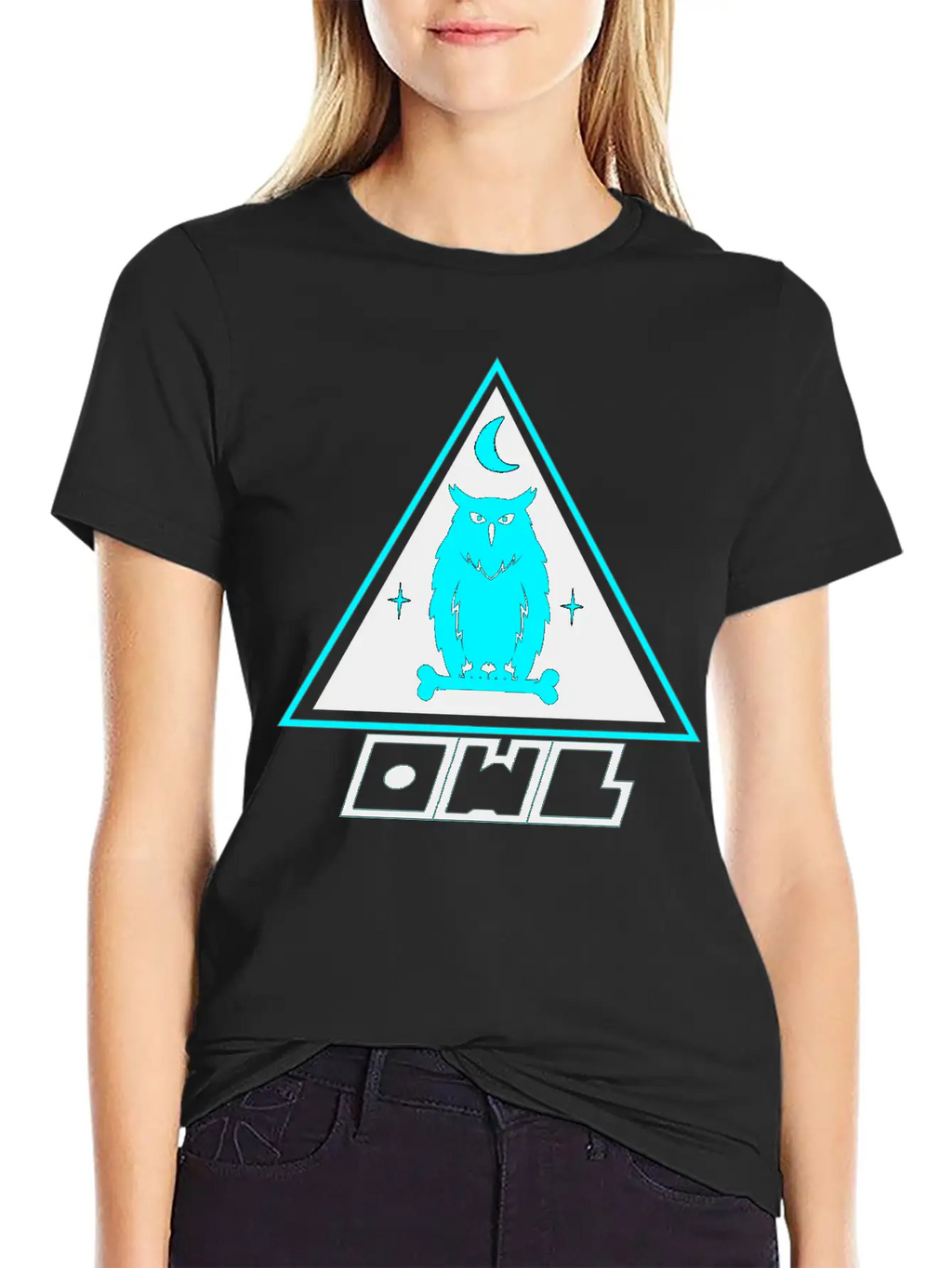 Blue Owl Casual Graphic T-Shirt – Simple And Comfortable Daily Wear
