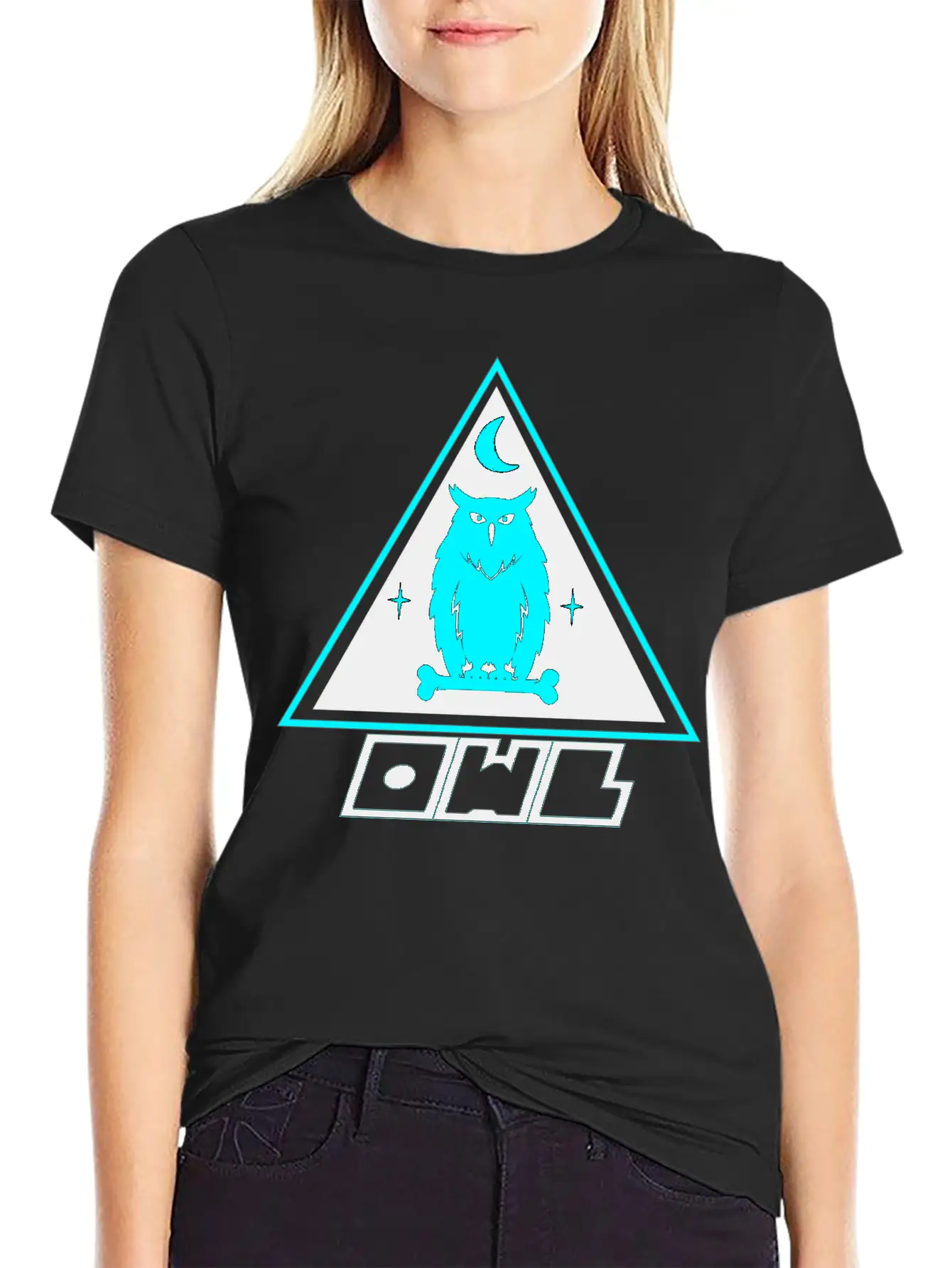 Blue Owl Casual Graphic T-Shirt – Simple And Comfortable Daily Wear