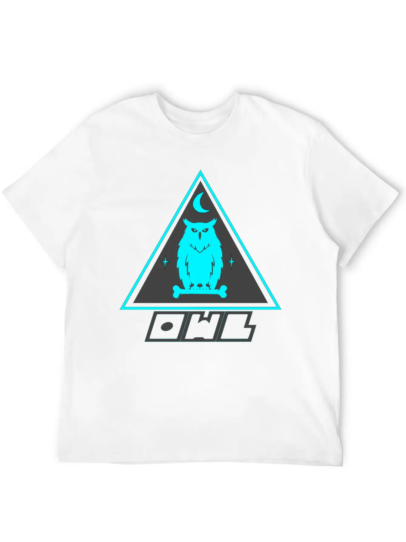 Blue Owl Casual Graphic T-Shirt – Simple And Comfortable Daily Wear