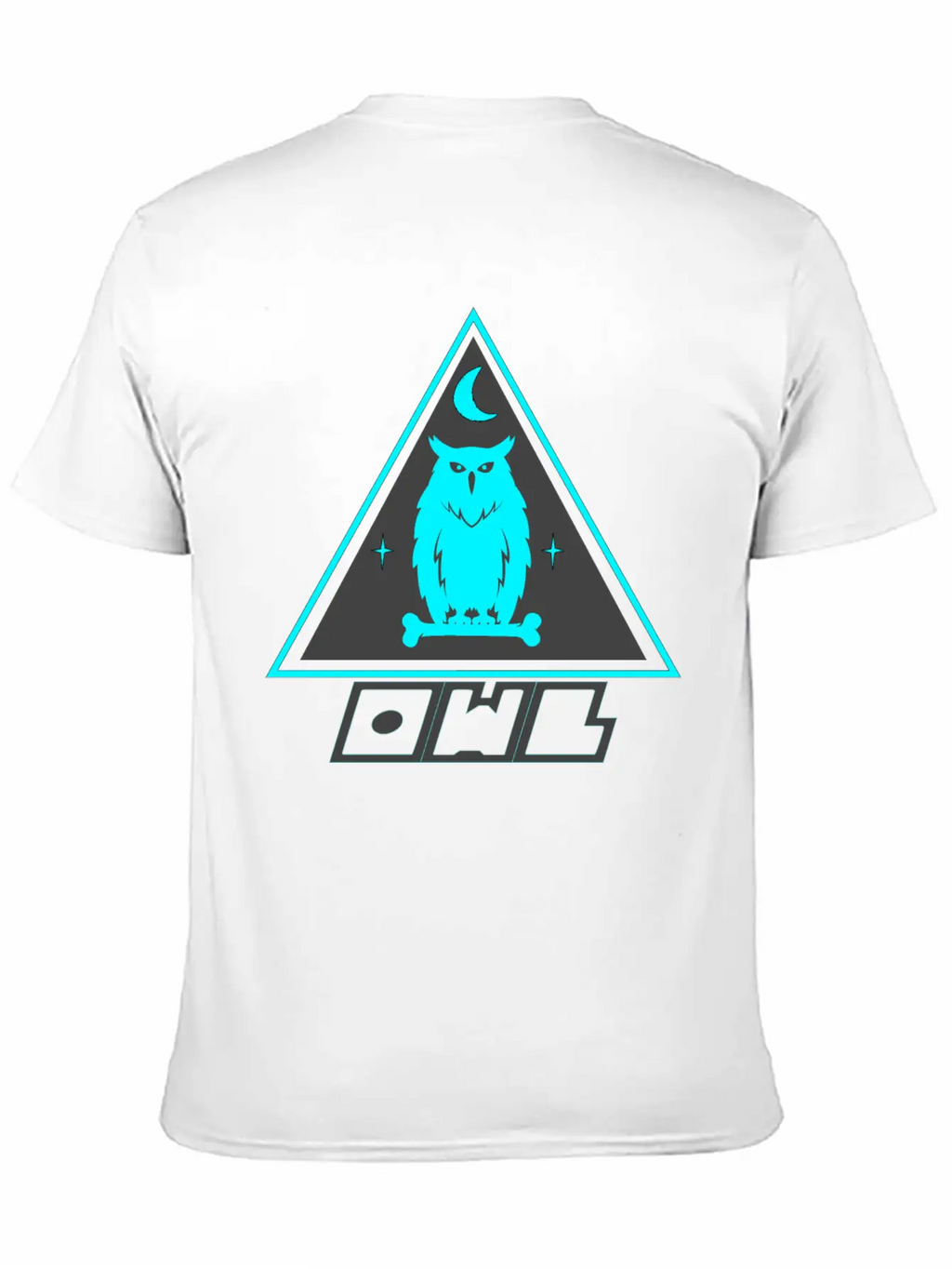 Blue Owl Casual Graphic T-Shirt – Simple And Comfortable Daily Wear