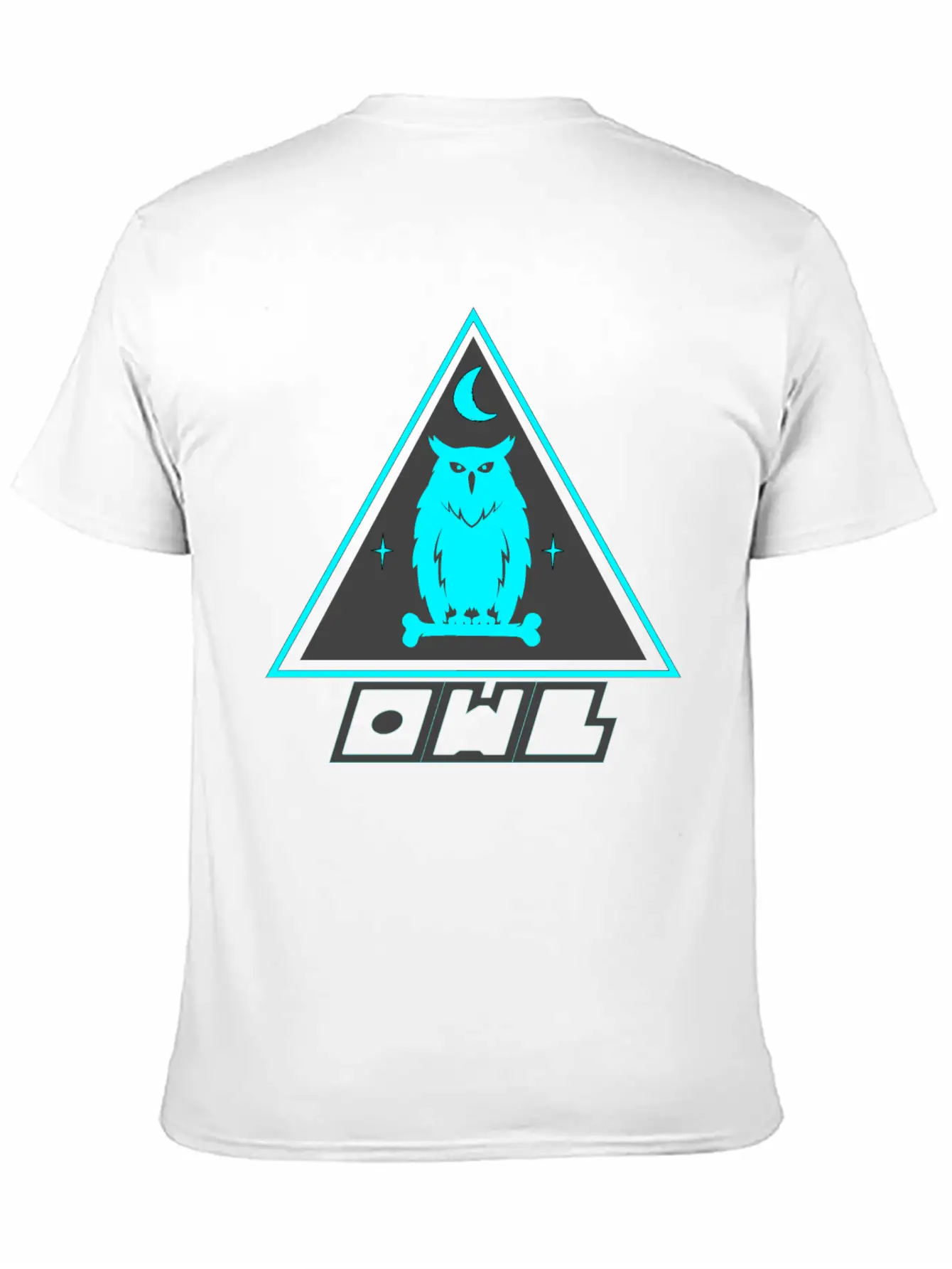 Blue Owl Casual Graphic T-Shirt – Simple And Comfortable Daily Wear