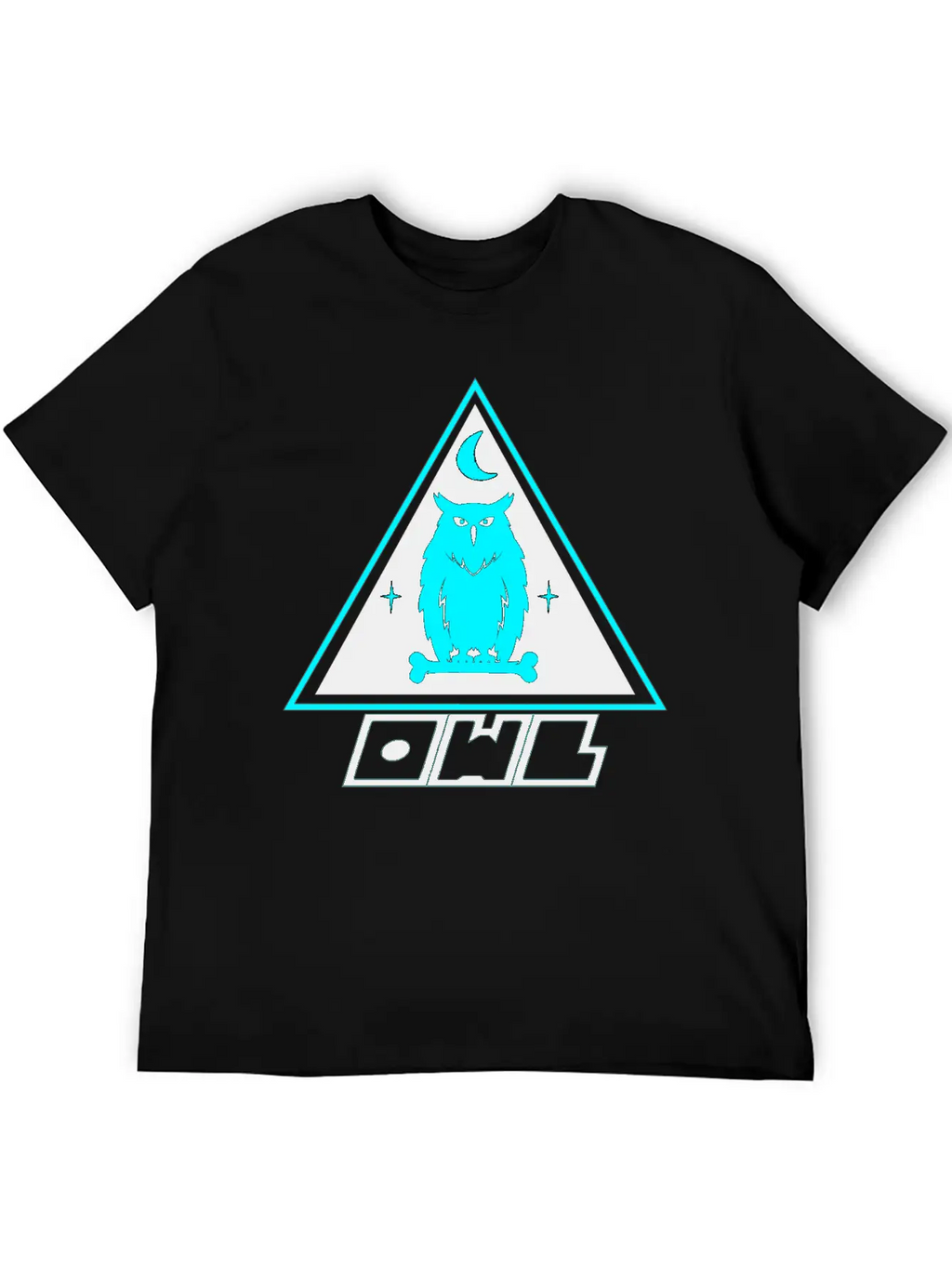 Blue Owl Casual Graphic T-Shirt – Simple And Comfortable Daily Wear