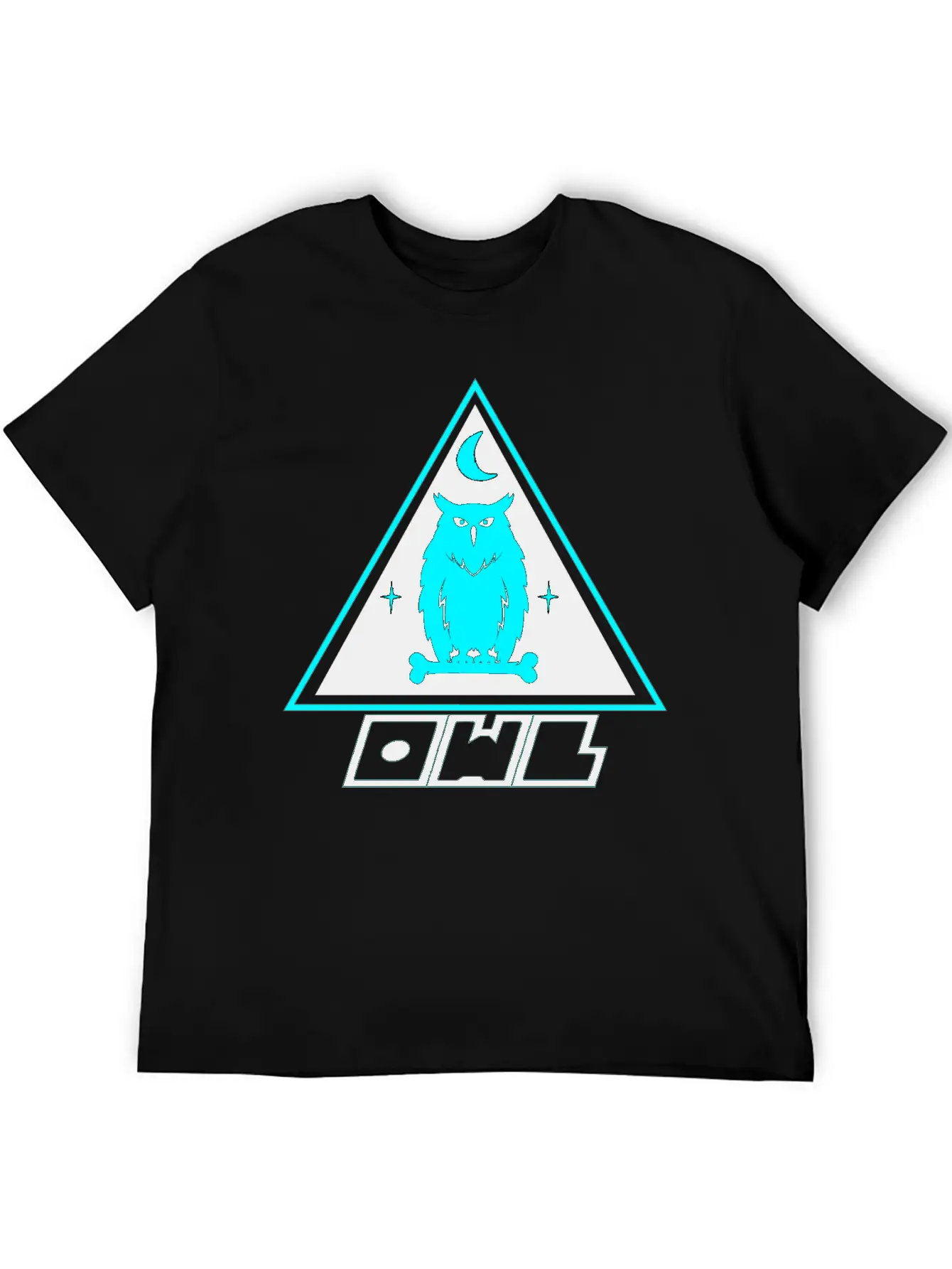 Blue Owl Casual Graphic T-Shirt – Simple And Comfortable Daily Wear