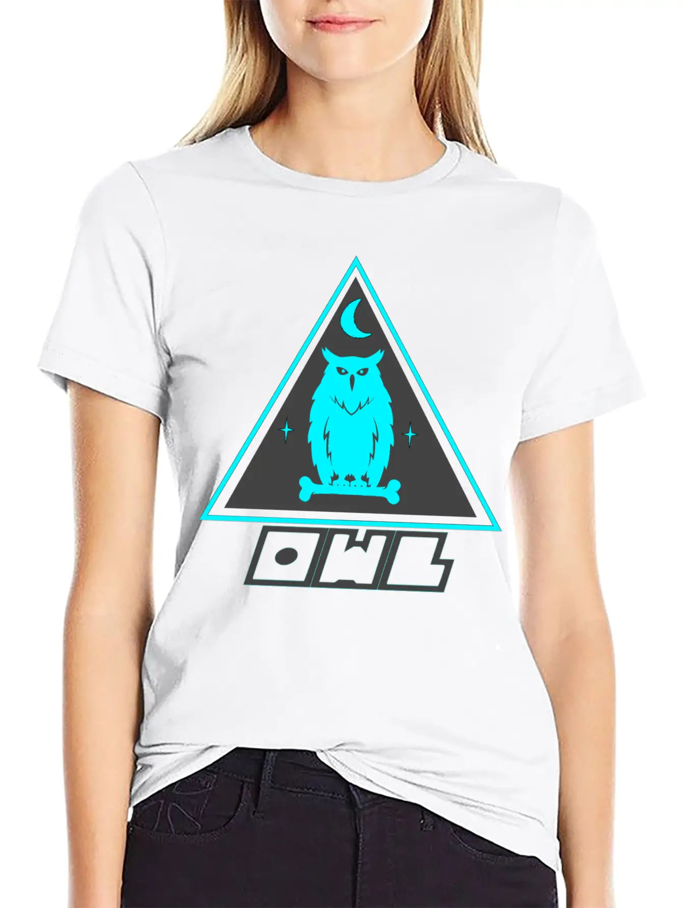 Blue Owl Casual Graphic T-Shirt – Simple And Comfortable Daily Wear
