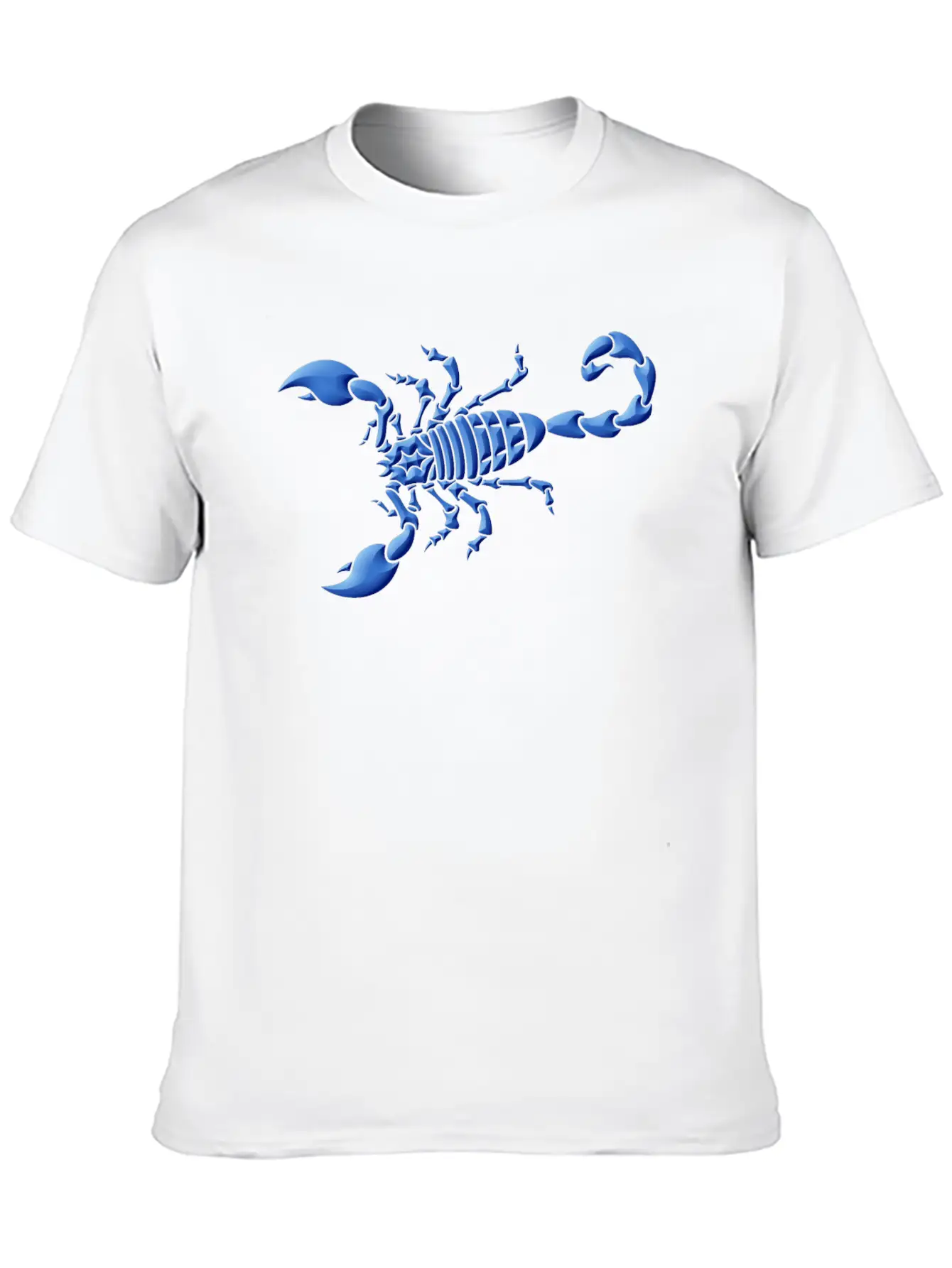 Blue Scorpion Unisex Casual T-Shirt – Clean Design For Daily Comfort