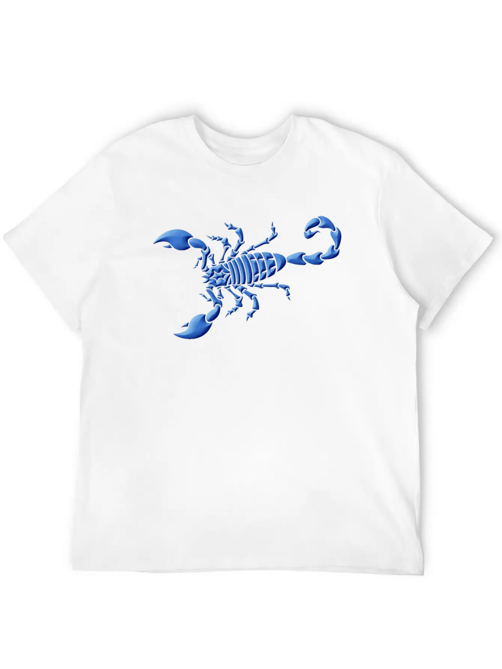 Blue Scorpion Unisex Casual T-Shirt – Clean Design For Daily Comfort