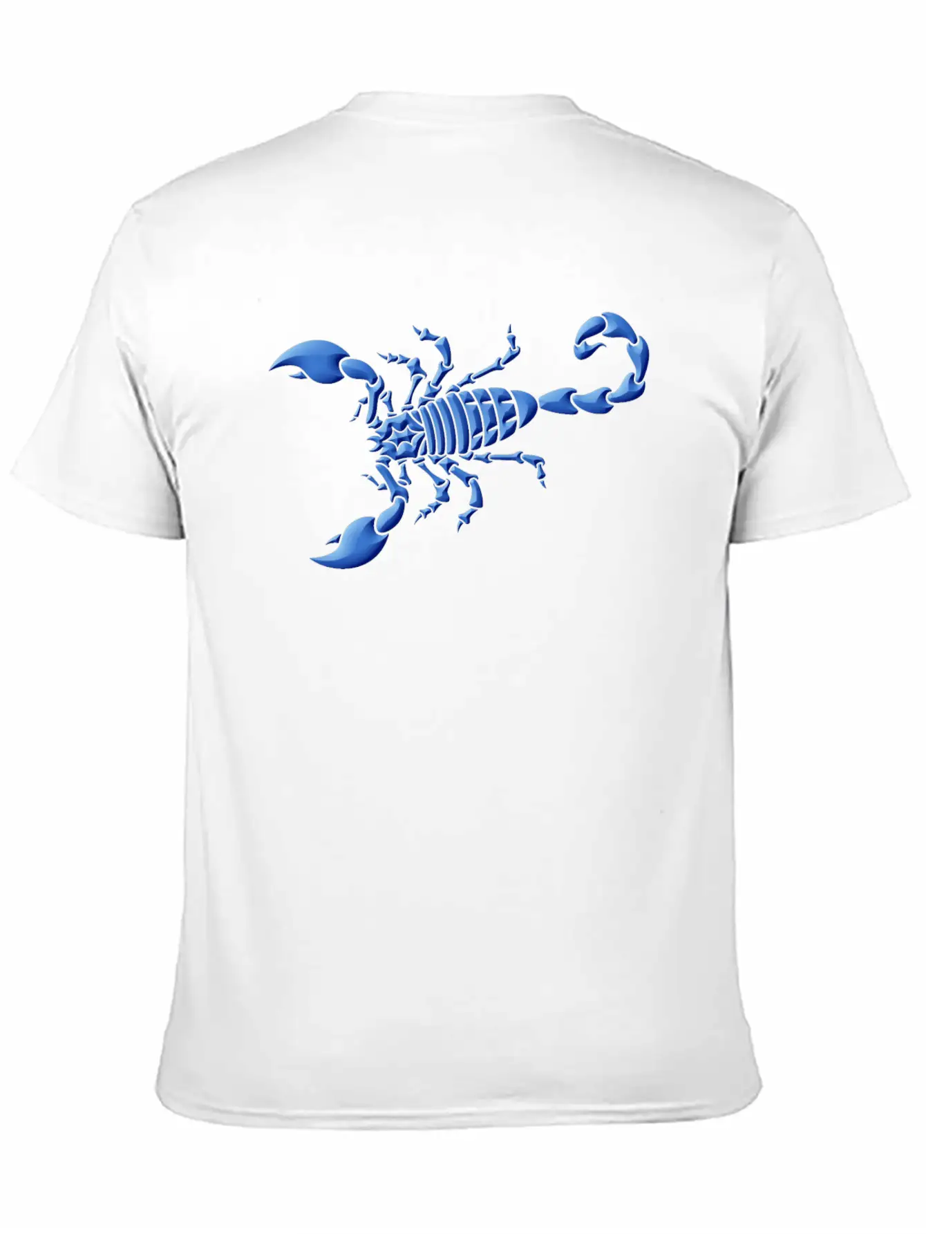 Blue Scorpion Unisex Casual T-Shirt – Clean Design For Daily Comfort