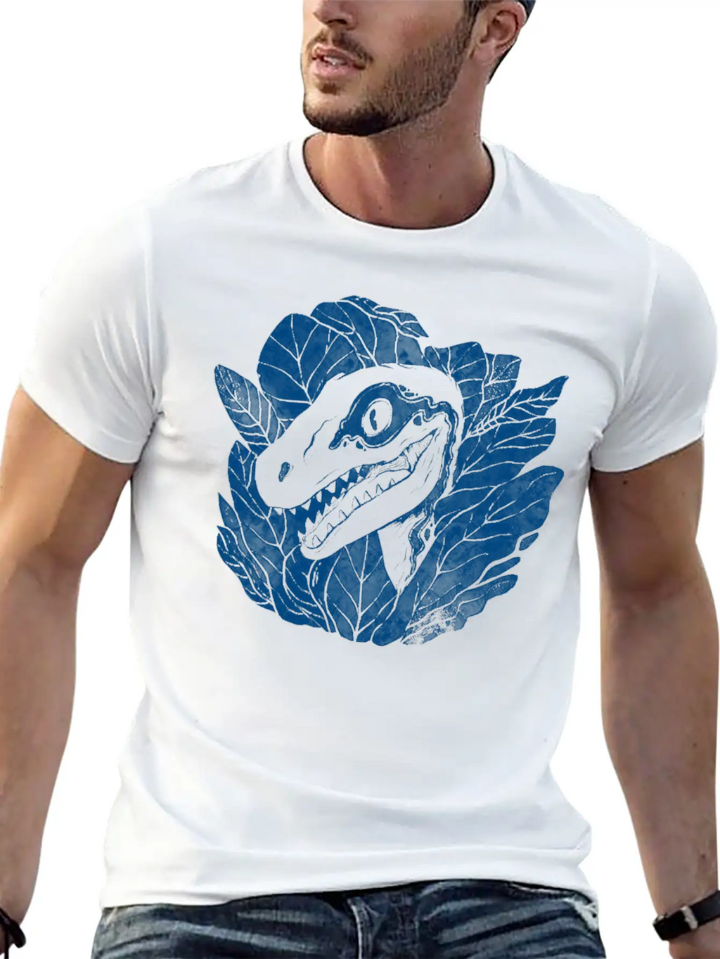 Blue Unisex Short Sleeve Soft Cotton T-Shirt – Casual Everyday Wear