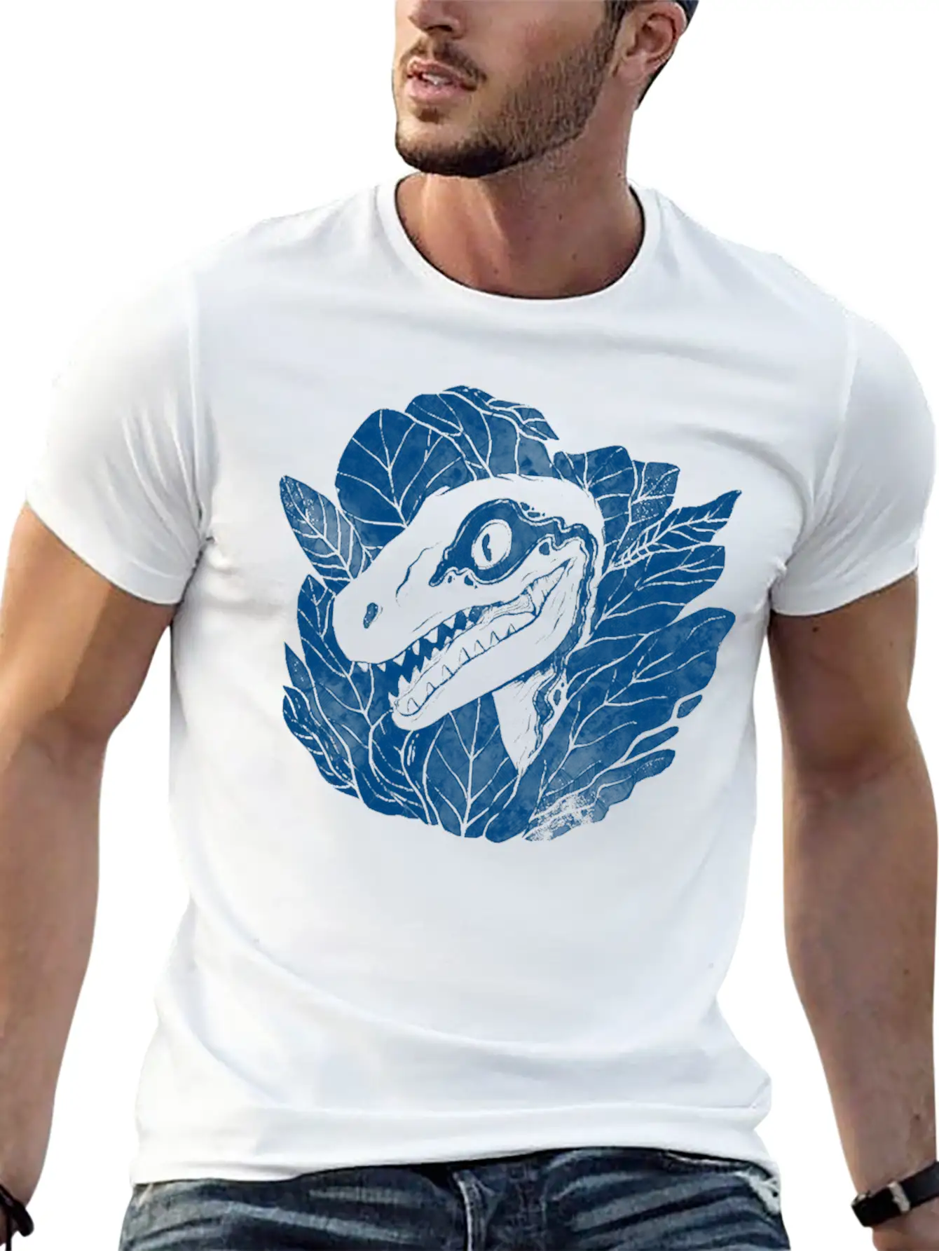 Blue Unisex Short Sleeve Soft Cotton T-Shirt – Casual Everyday Wear