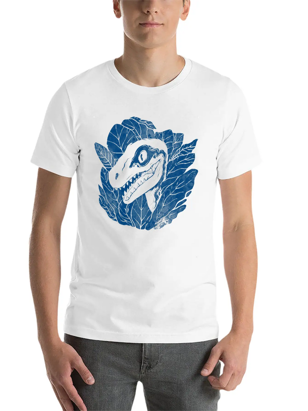 Blue Unisex Short Sleeve Soft Cotton T-Shirt – Casual Everyday Wear