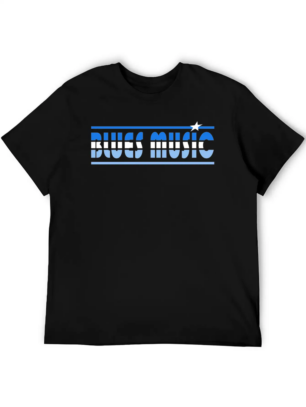 Blues Music Retro Unisex Casual T-Shirt – Clean Design For Daily Comfort