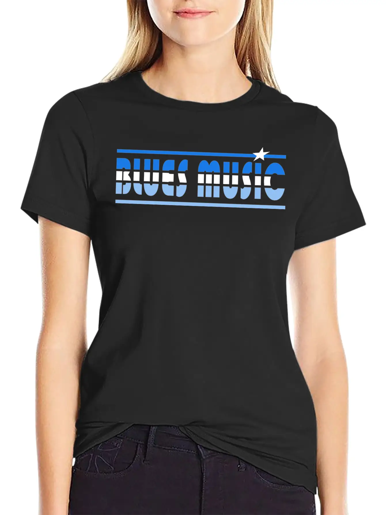 Blues Music Retro Unisex Casual T-Shirt – Clean Design For Daily Comfort