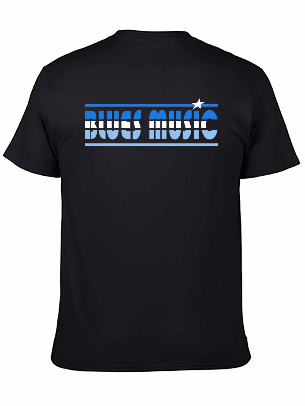 Blues Music Retro Unisex Casual T-Shirt – Clean Design For Daily Comfort
