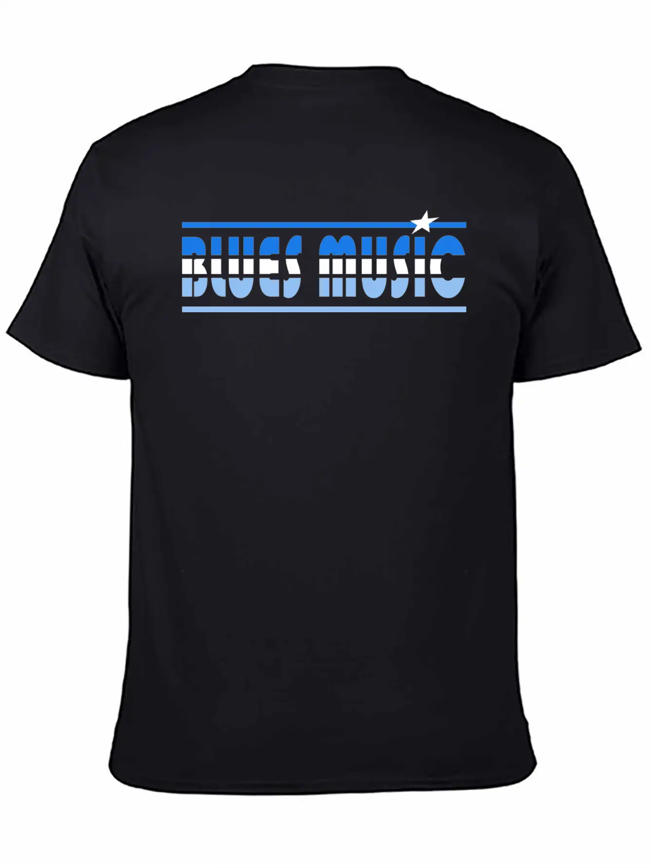 Blues Music Retro Unisex Casual T-Shirt – Clean Design For Daily Comfort