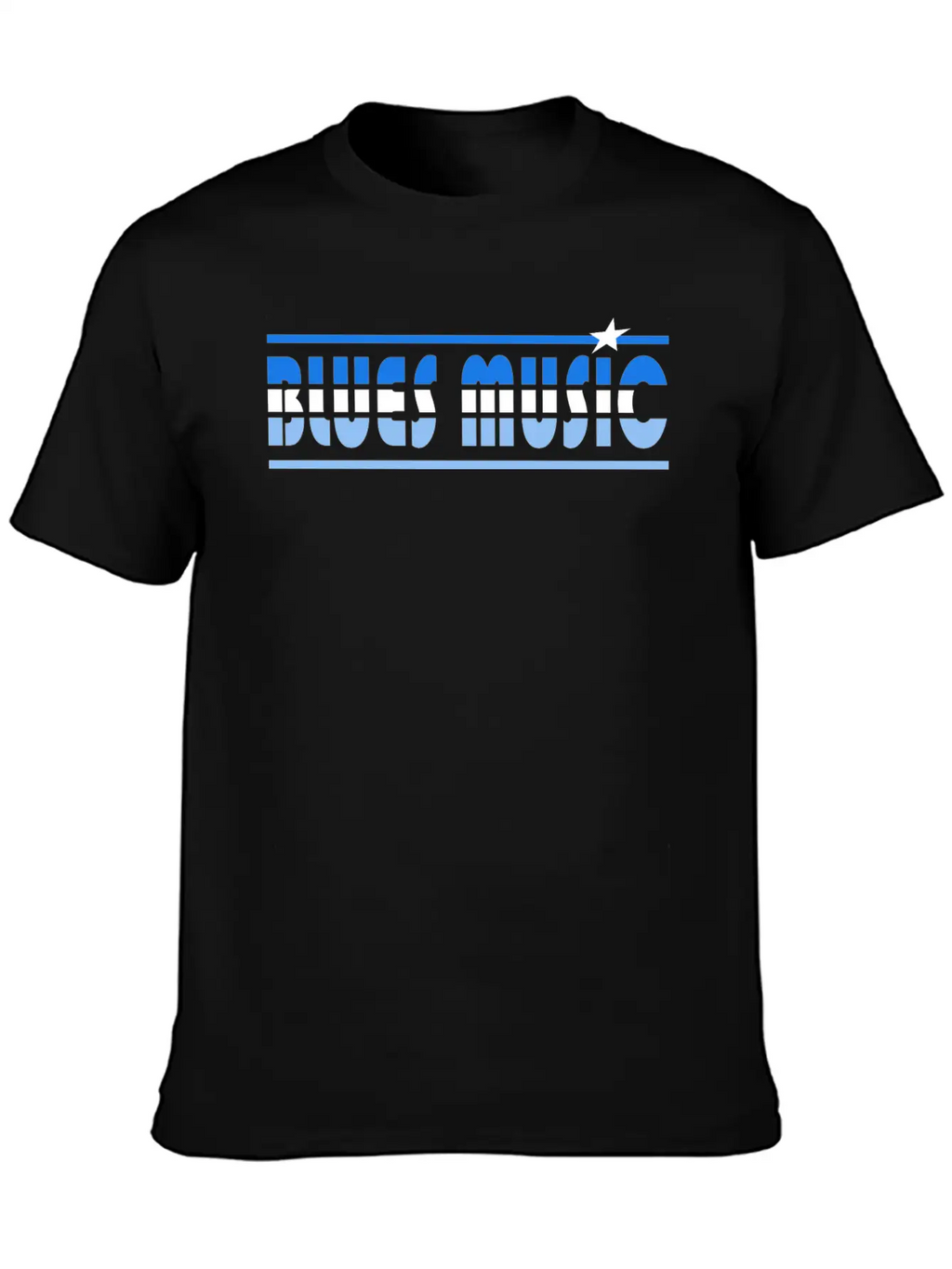 Blues Music Retro Unisex Casual T-Shirt – Clean Design For Daily Comfort