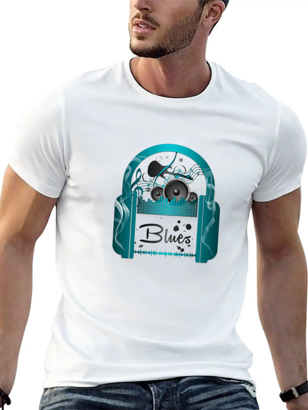 Blues Music Unisex Casual T-Shirt – Clean Design For Daily Comfort