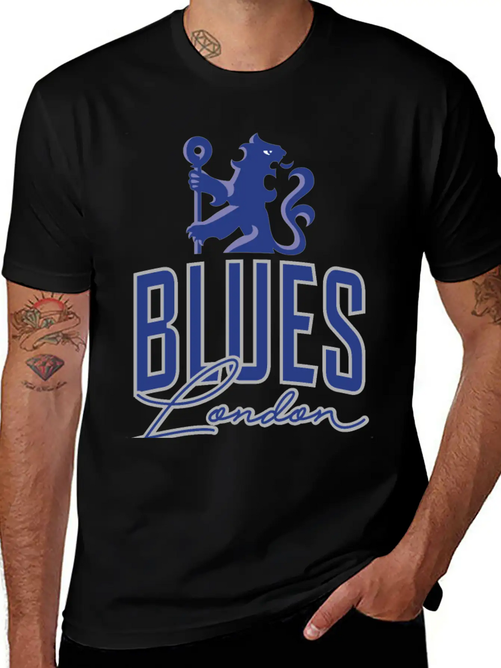 Blues Of London Unisex Casual T-Shirt – Clean Design For Daily Comfort