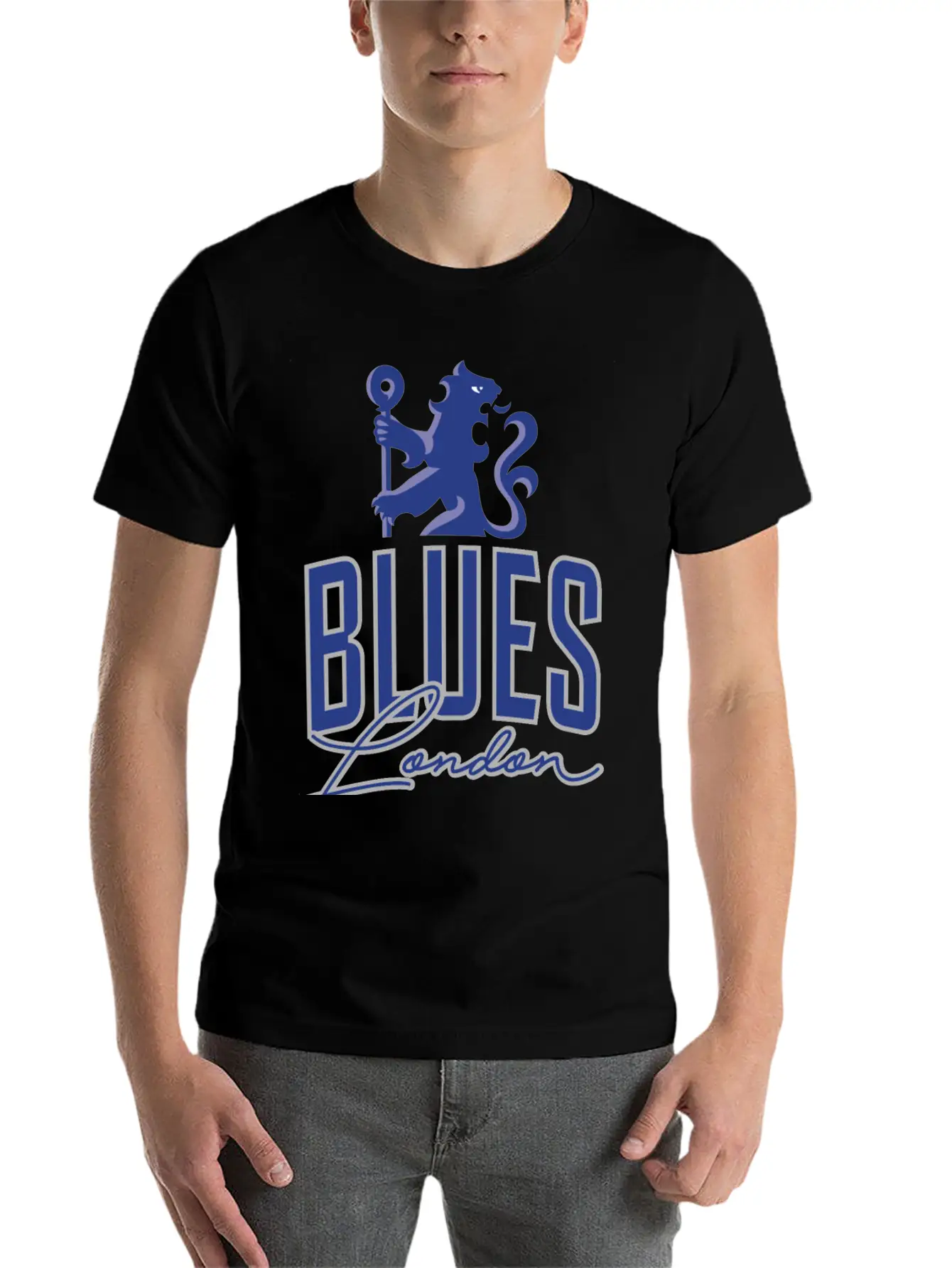 Blues Of London Unisex Casual T-Shirt – Clean Design For Daily Comfort