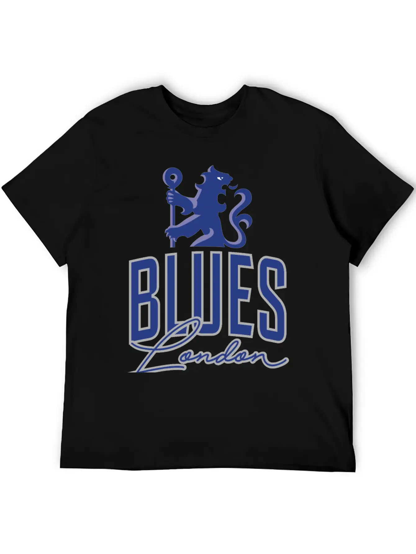 Blues Of London Unisex Casual T-Shirt – Clean Design For Daily Comfort