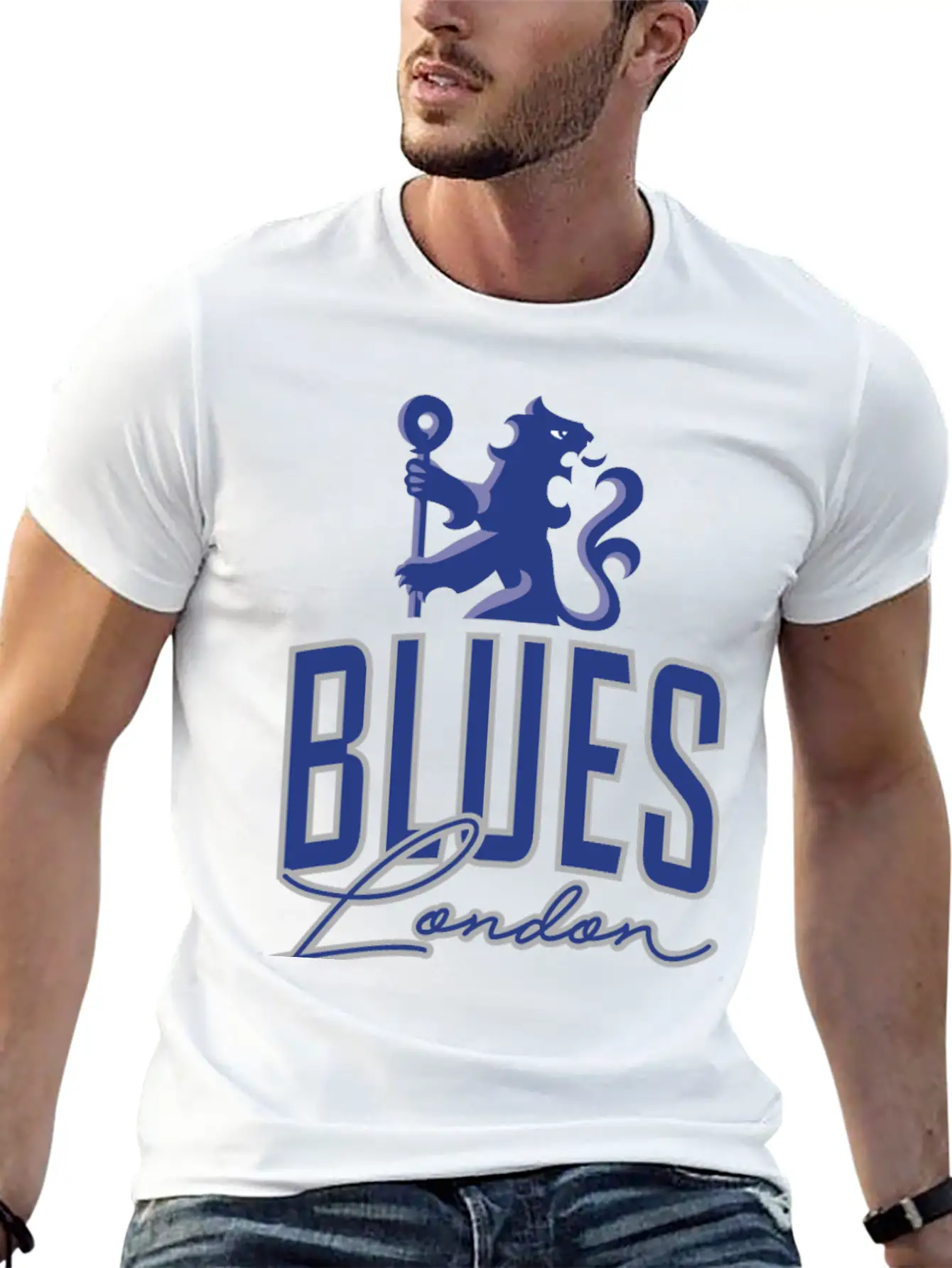 Blues Of London Unisex Casual T-Shirt – Clean Design For Daily Comfort