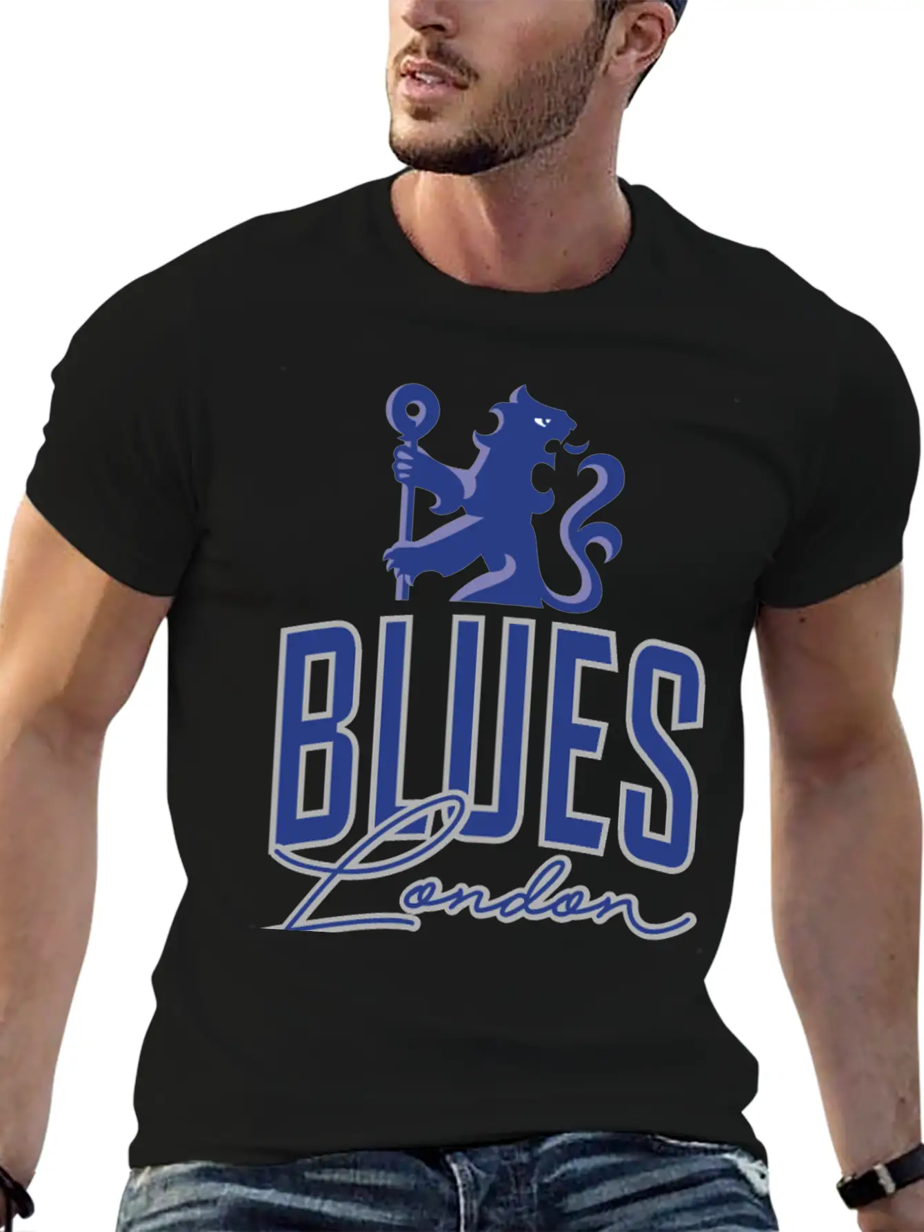 Blues Of London Unisex Casual T-Shirt – Clean Design For Daily Comfort