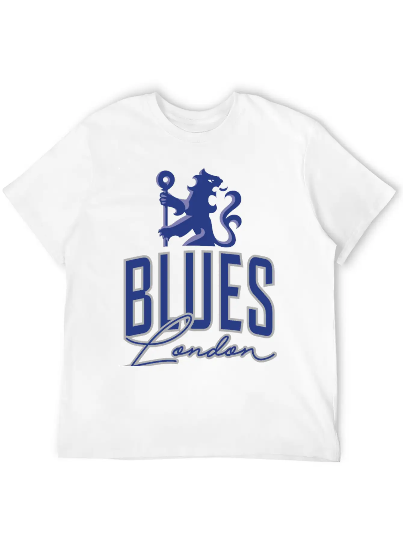 Blues Of London Unisex Casual T-Shirt – Clean Design For Daily Comfort