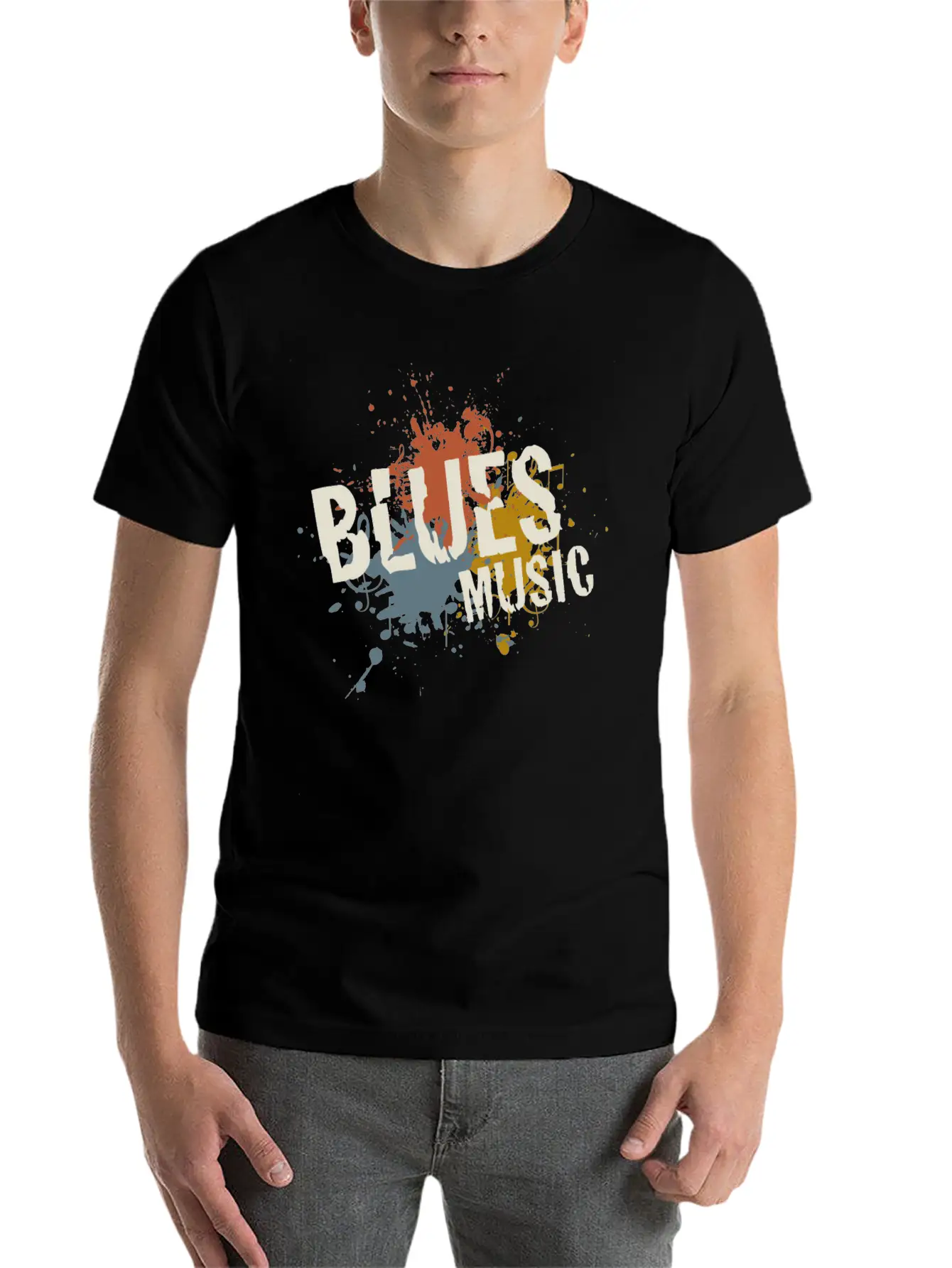 Blues Unisex Casual T-Shirt – Clean Design For Daily Comfort