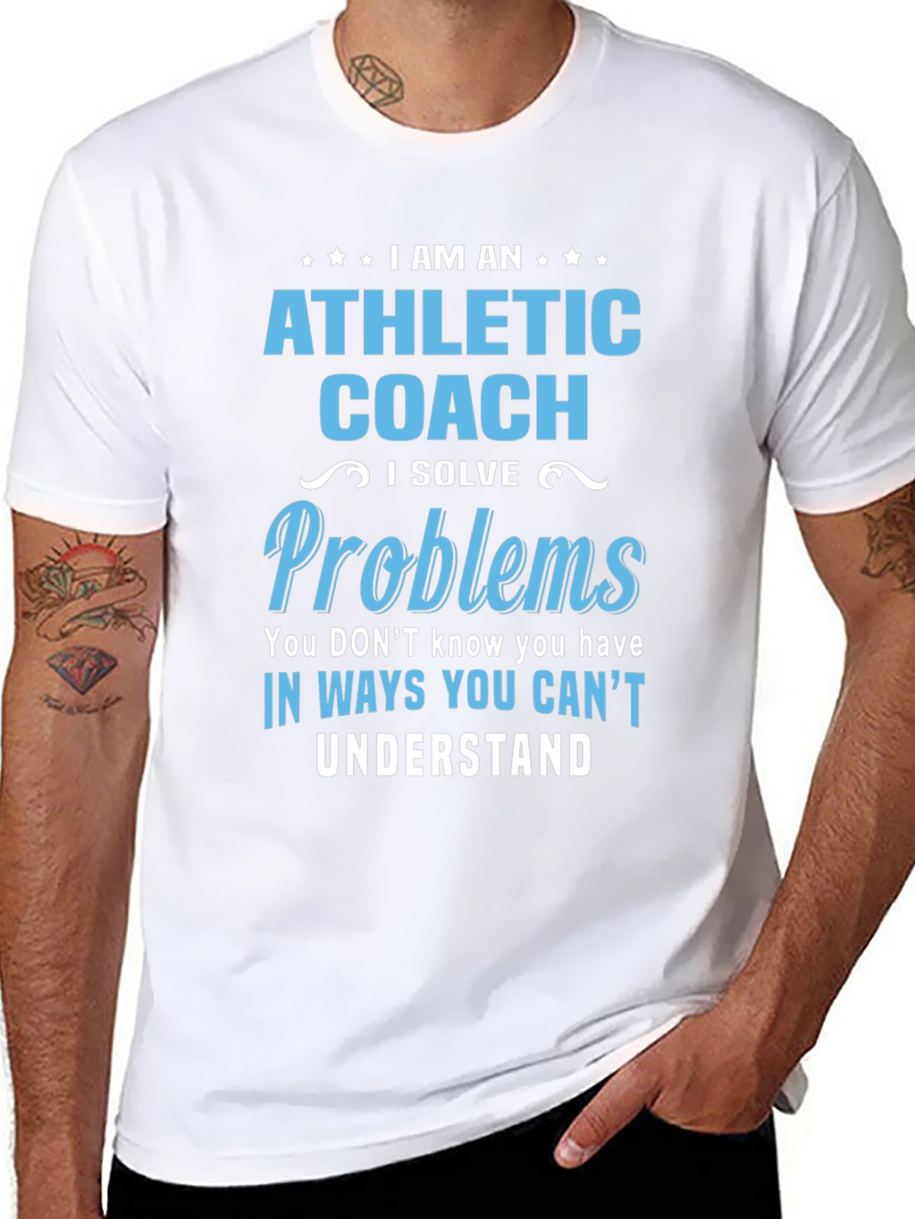 Athletic Coach Solve Problems T-Shirt
