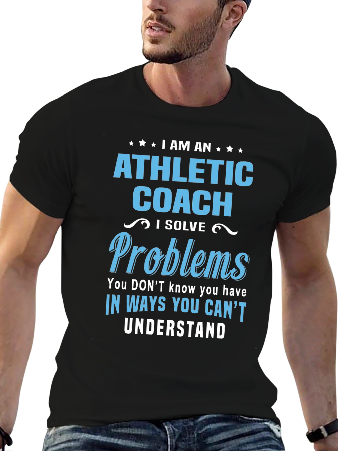 Athletic Coach Solve Problems T-Shirt