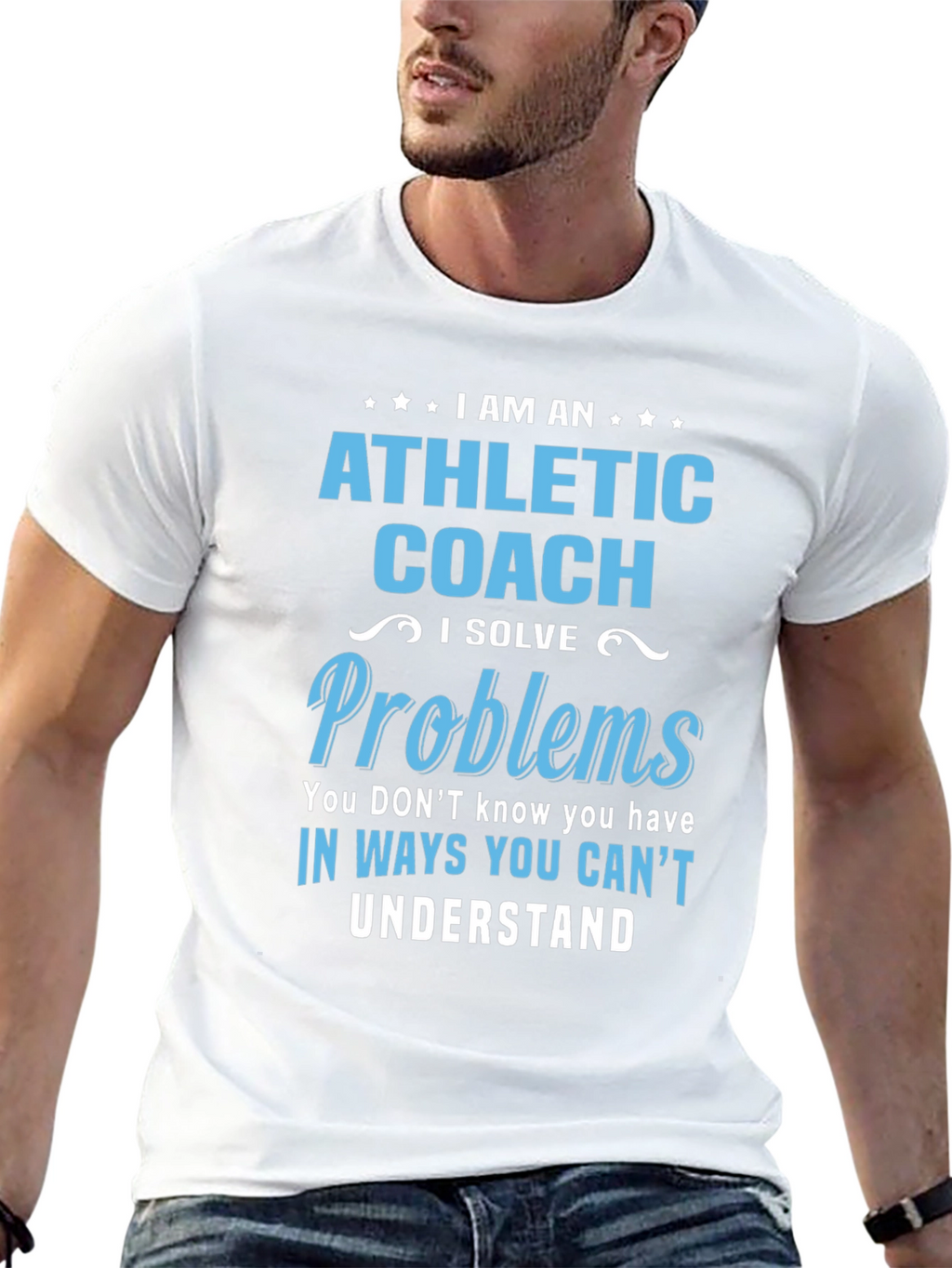 Athletic Coach Solve Problems T-Shirt