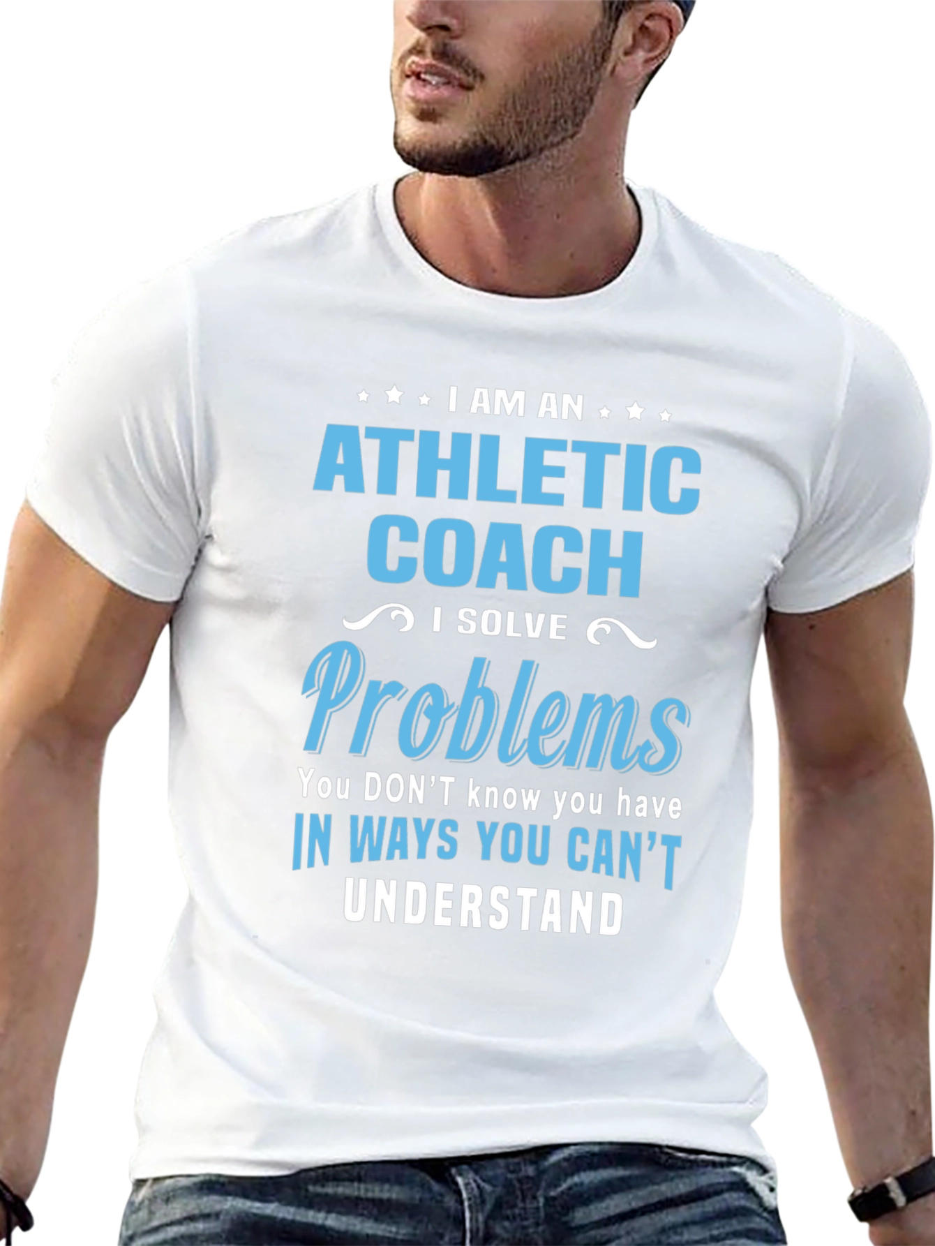 Athletic Coach Solve Problems T-Shirt