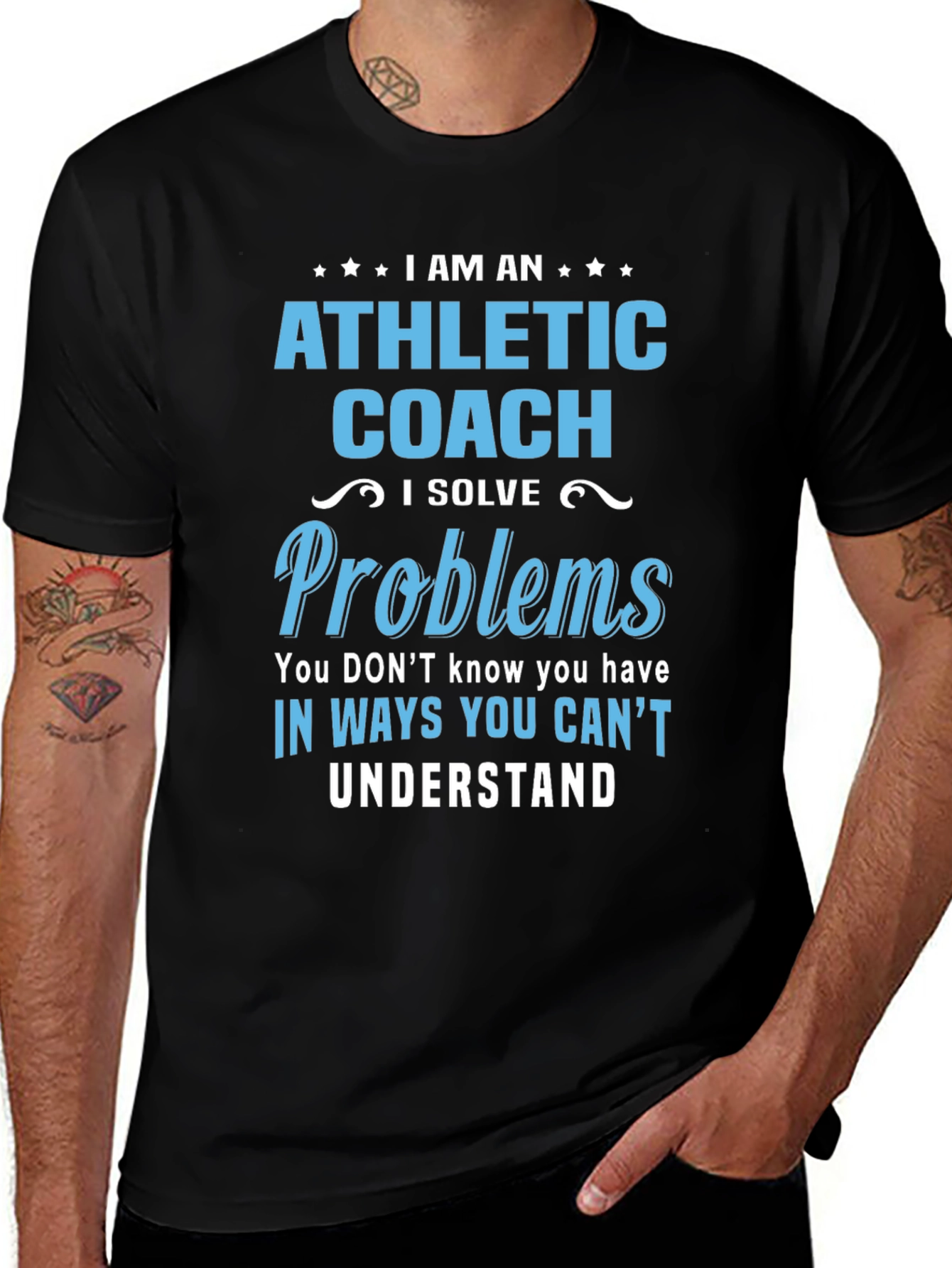 Athletic Coach Solve Problems T-Shirt