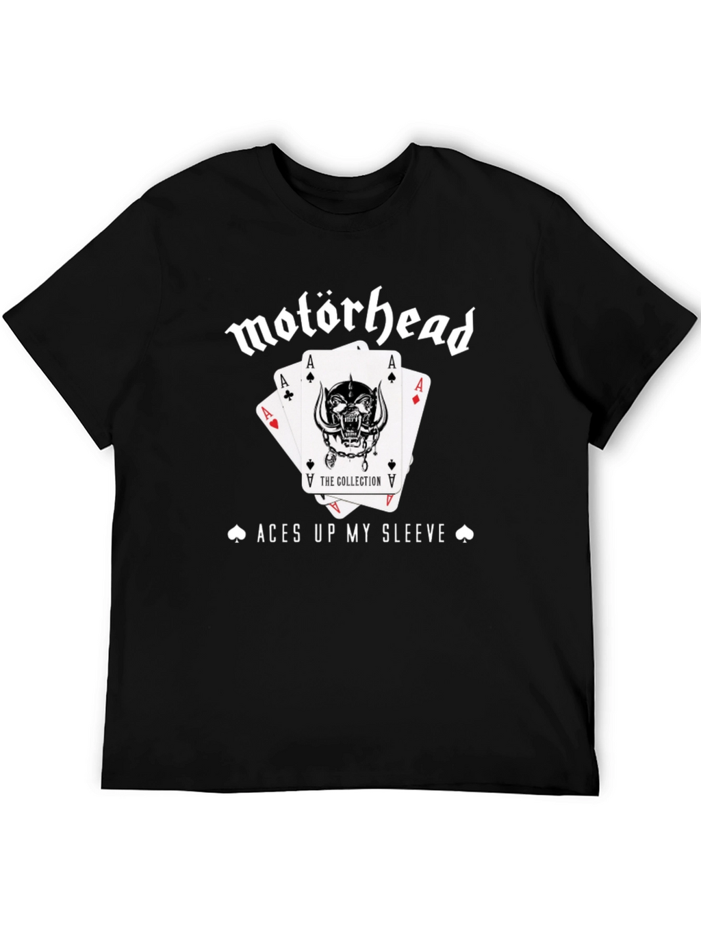 Motörhead Aces Up My Sleeve Black T-Shirt
