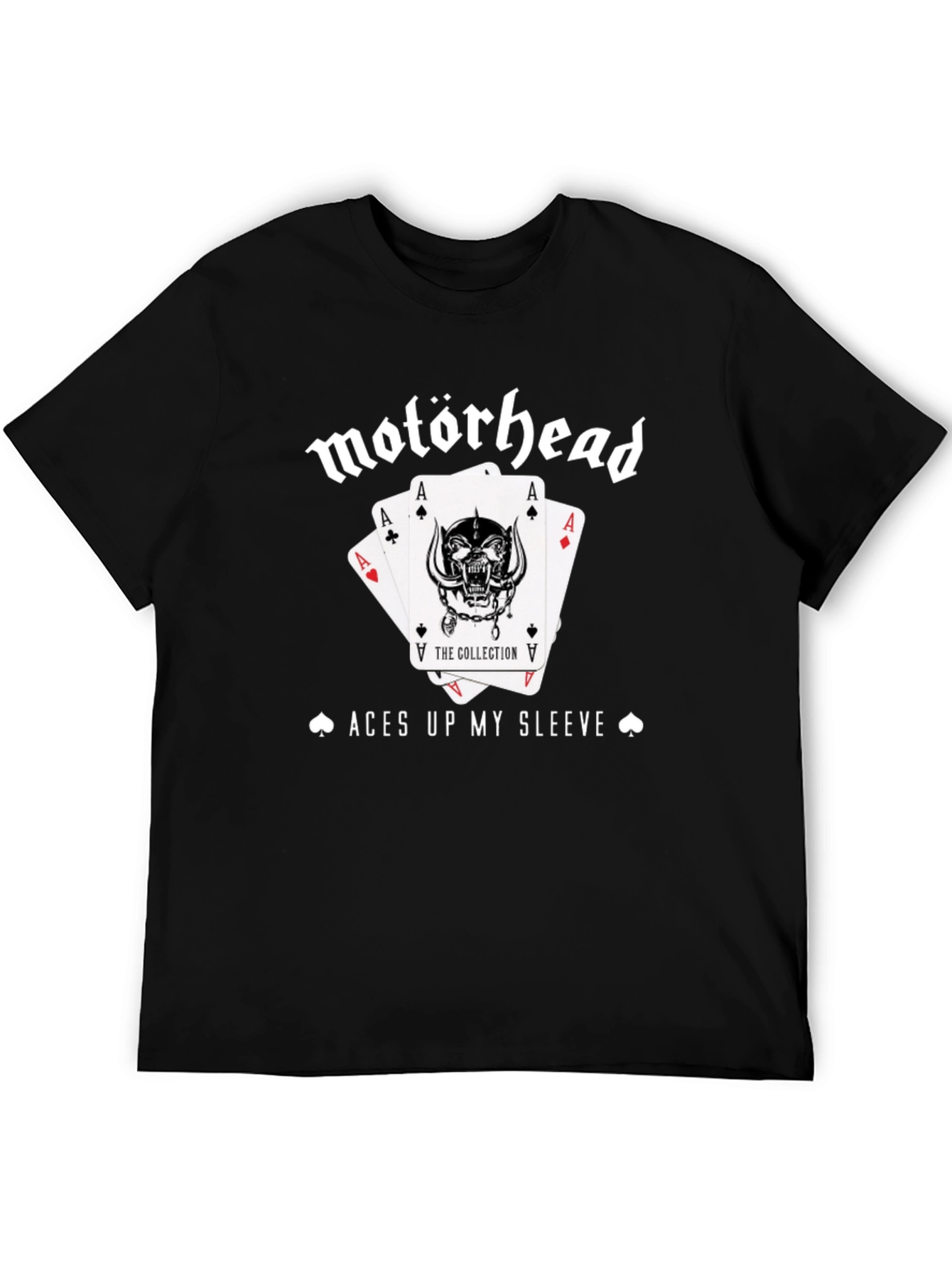 Motörhead Aces Up My Sleeve Black T-Shirt