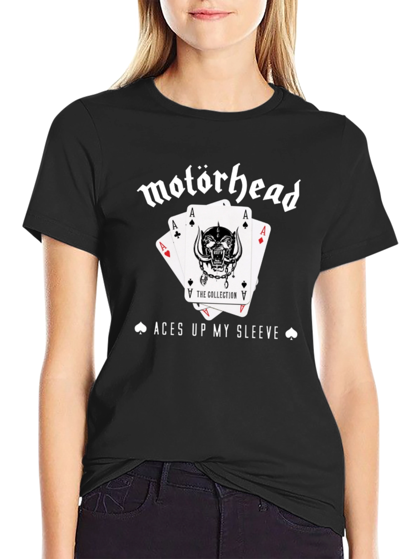 Motörhead Aces Up My Sleeve Black T-Shirt