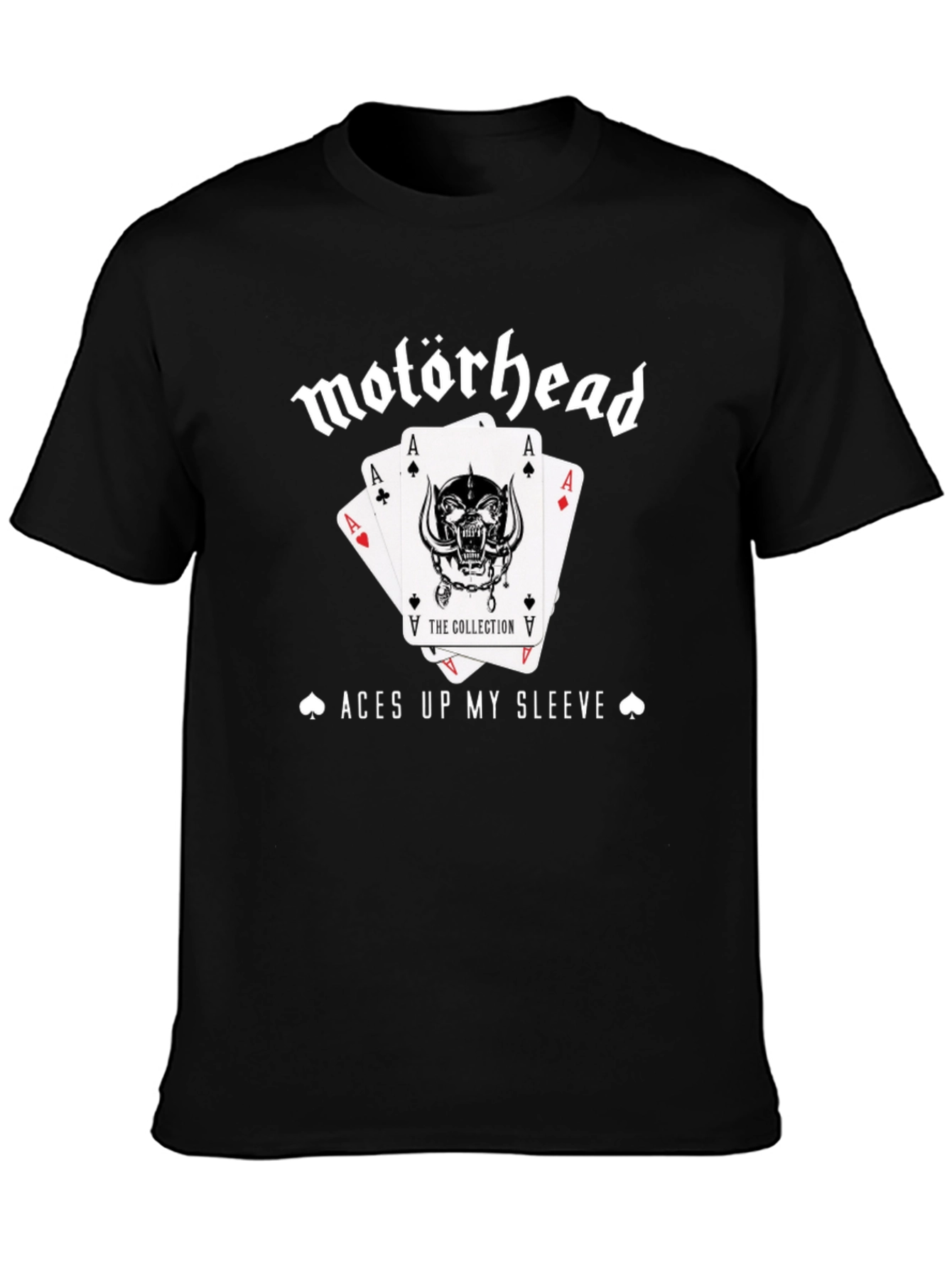 Motörhead Aces Up My Sleeve Black T-Shirt
