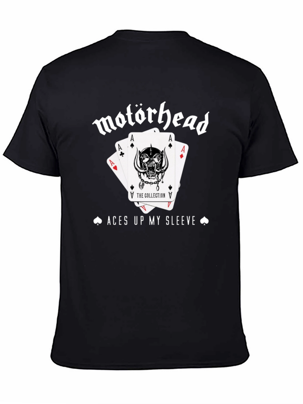 Motörhead Aces Up My Sleeve Black T-Shirt
