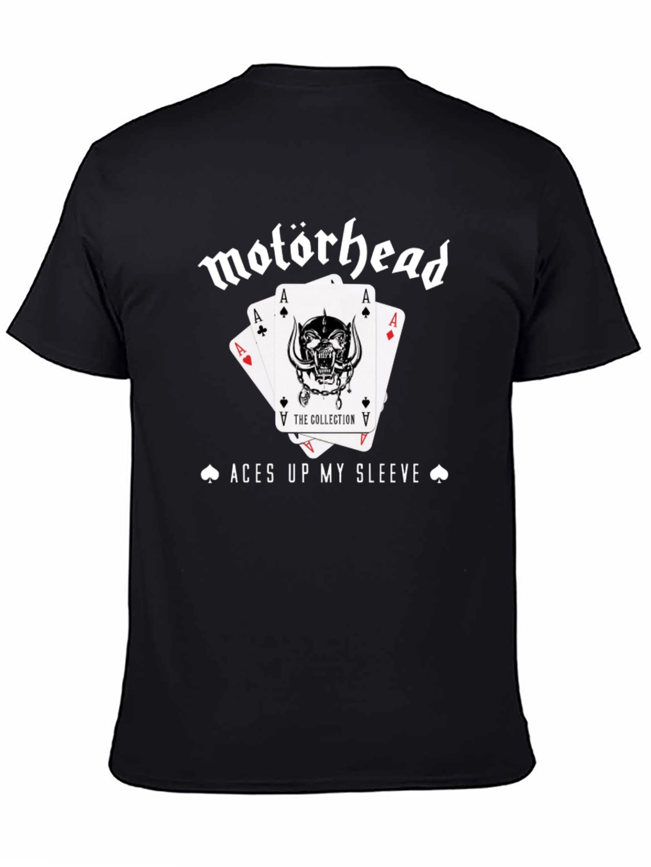 Motörhead Aces Up My Sleeve Black T-Shirt