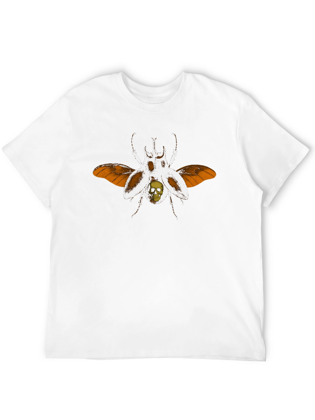 Skull Beetle Graphic T-Shirt