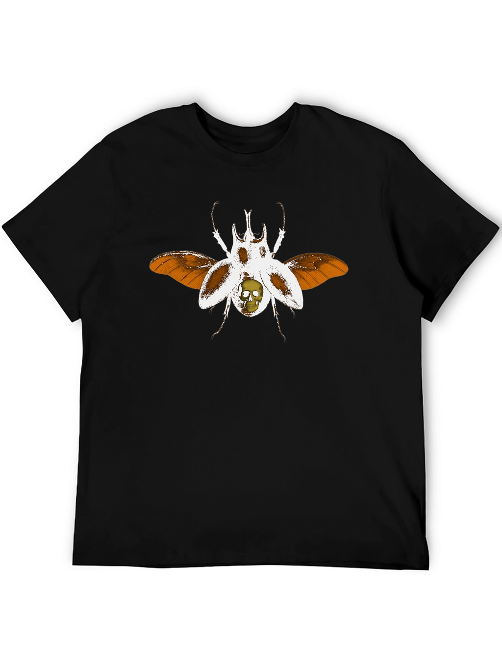 Skull Beetle Graphic T-Shirt