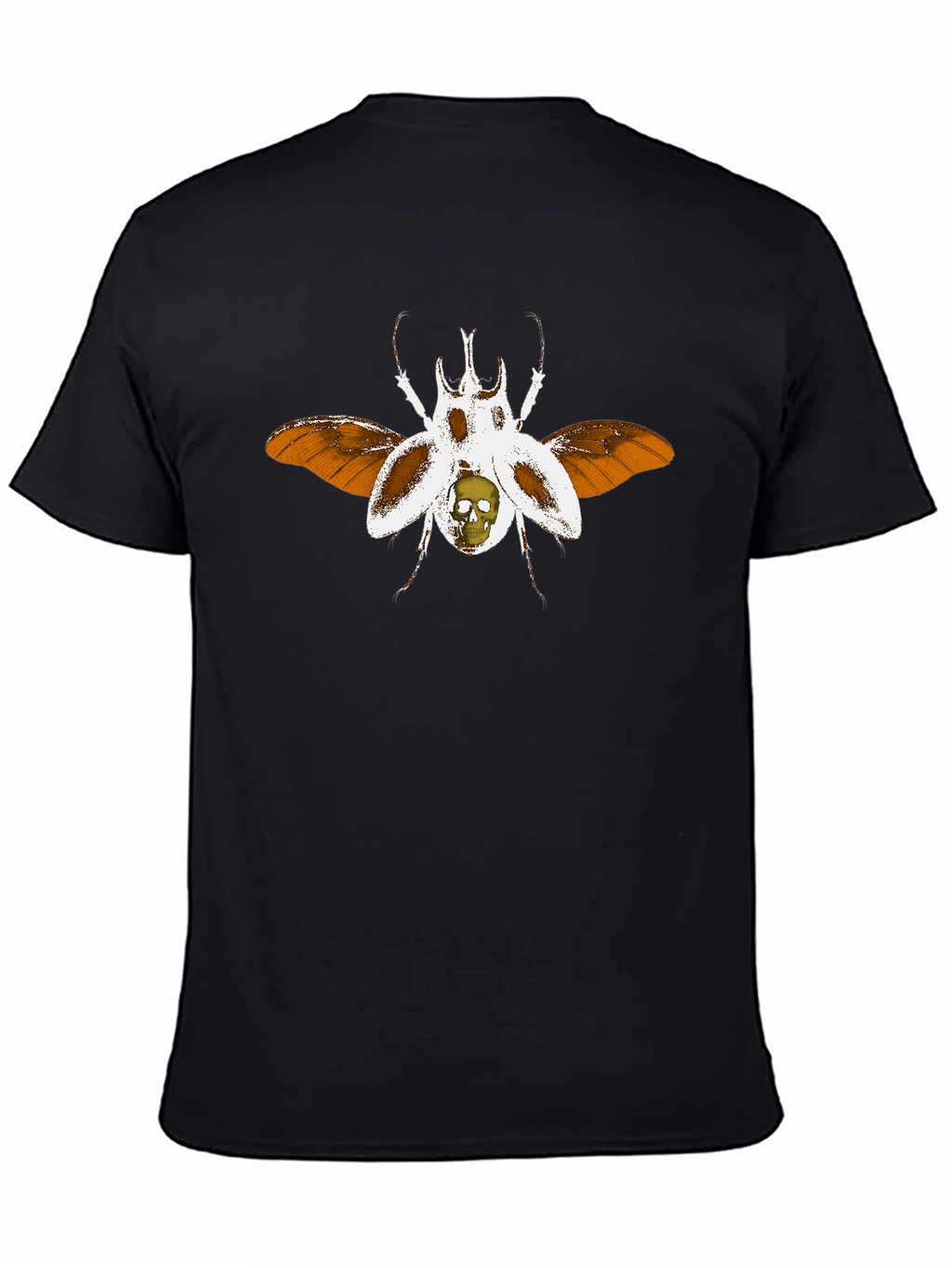 Skull Beetle Graphic T-Shirt